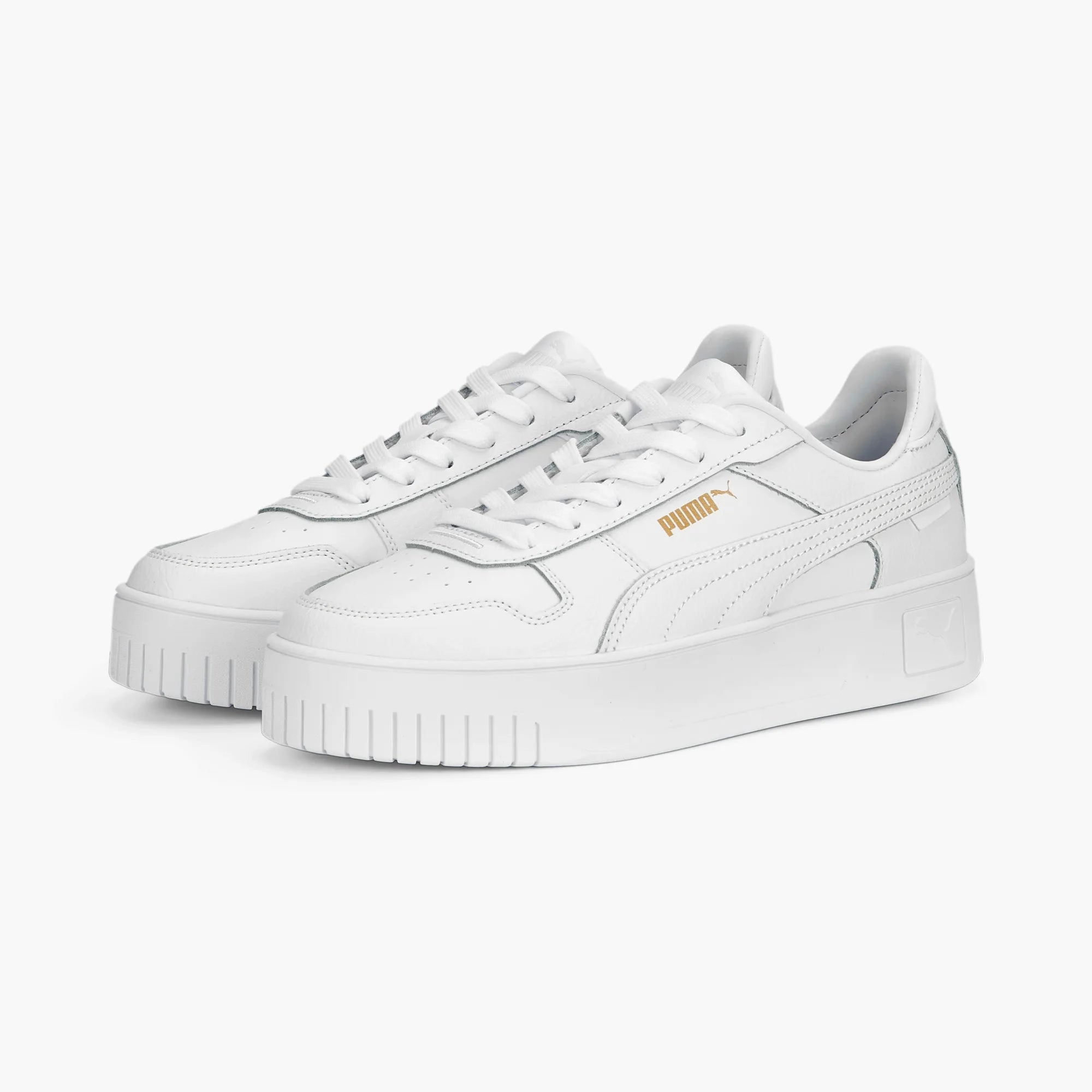Puma scarpa sneakers da donna Carina Street 389390-14 bianco oro Light color option