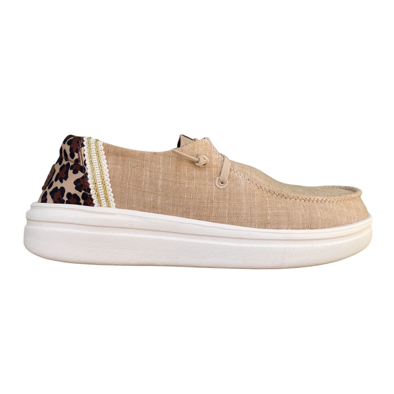 Hey Dude scarpa sneakers da donna Wendy Rise Animal 43780-2UG tortora-multicolore Stride Synchronization Tech