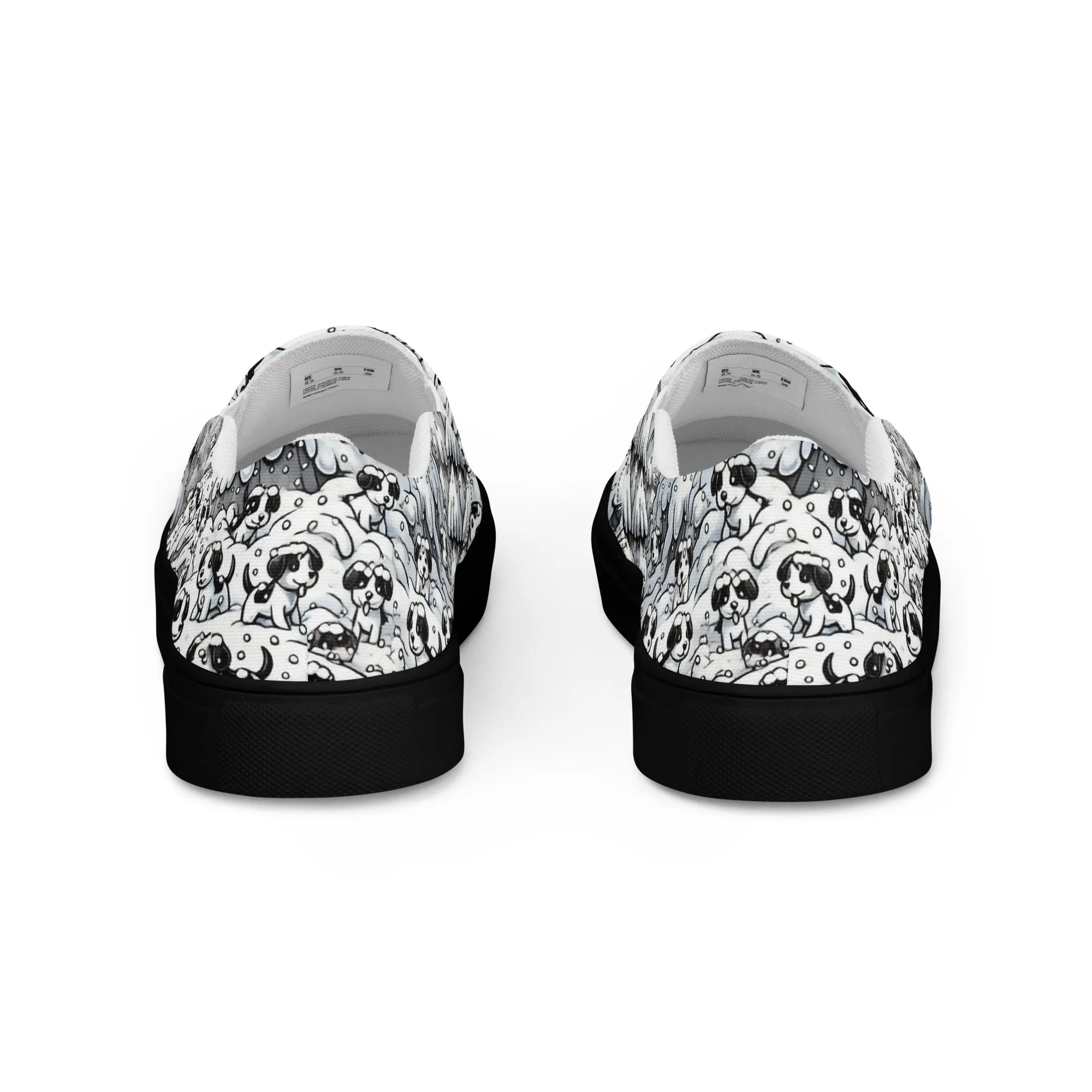 Hidden Dogs - Women’s slip-on canvas shoes designs