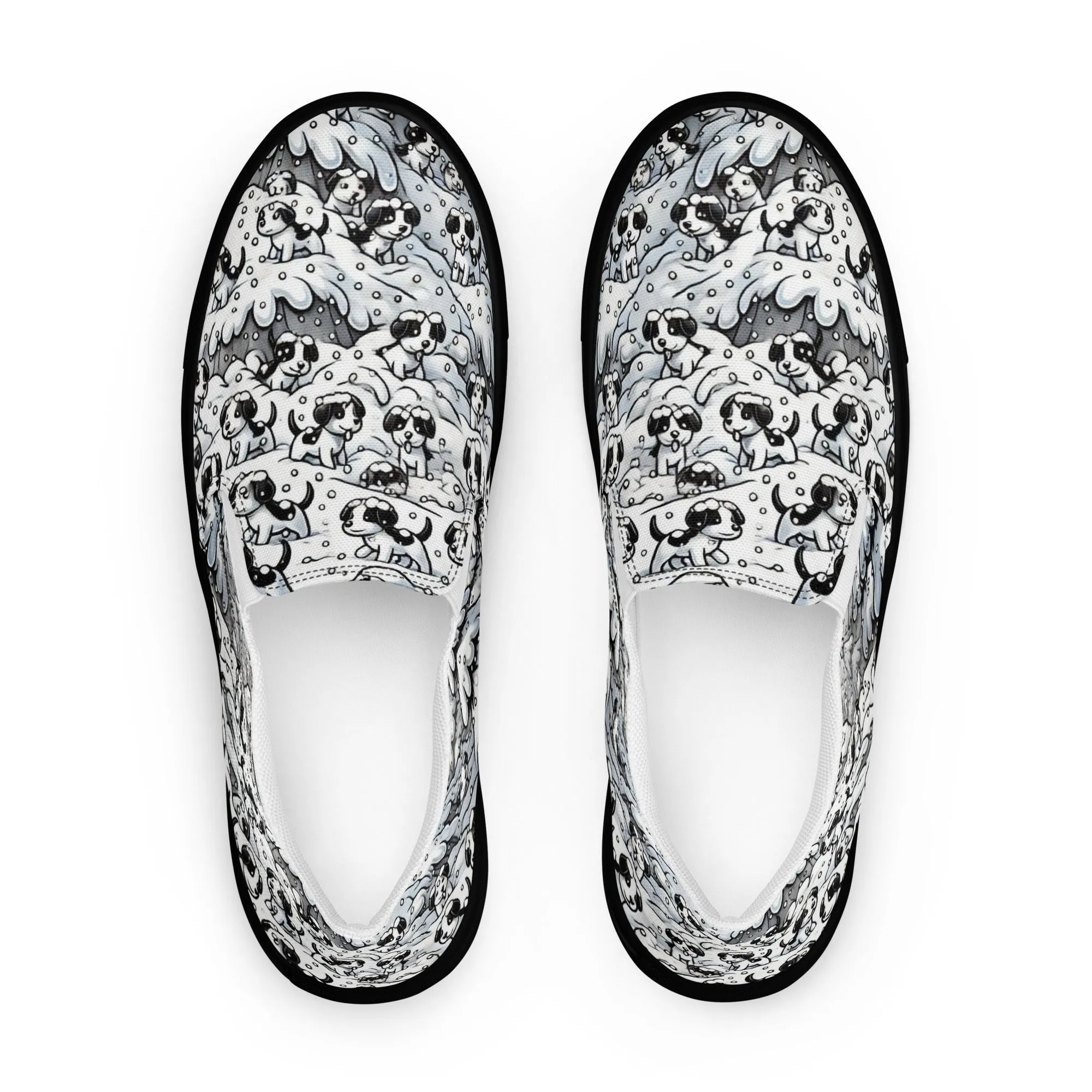 Hidden Dogs - Women’s slip-on canvas shoes designs