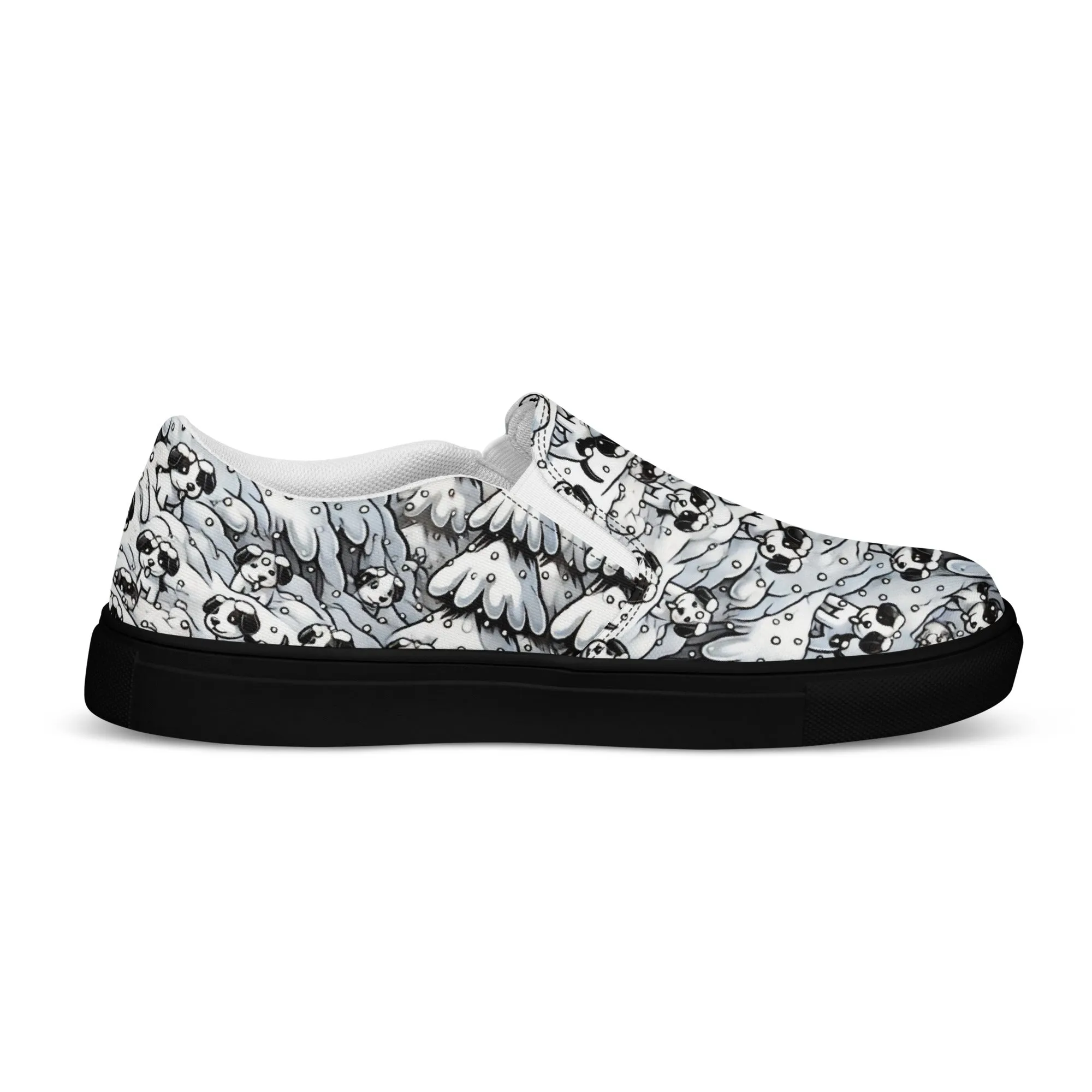 Hidden Dogs - Women’s slip-on canvas shoes designs