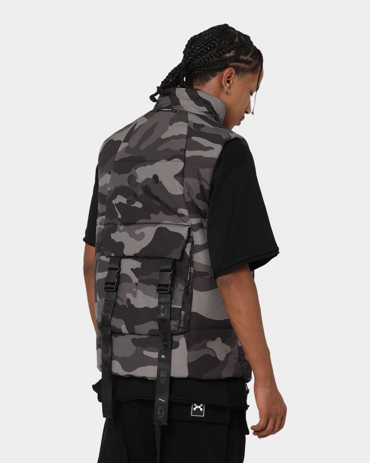 Calendar DXXMLife L-3 Chainge$ Puffer Vest Grey/Camo