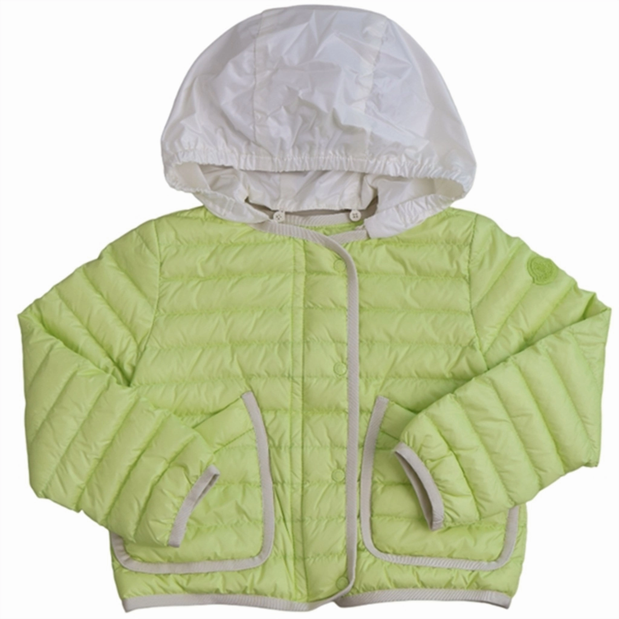 Moncler Muzelle Down Jacket Yellow Utility Inspired Look Soft Fleece Lining