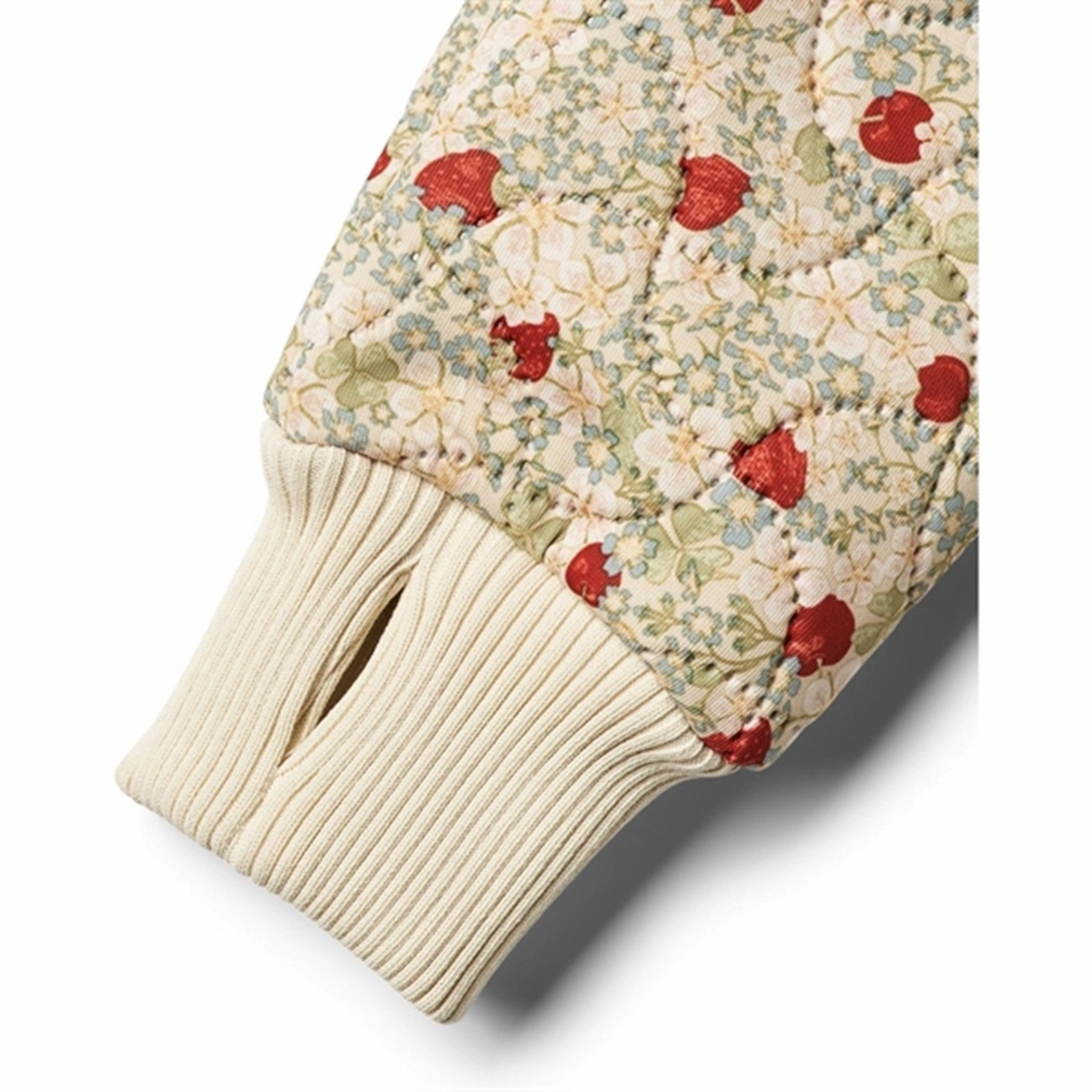 ReflectiveTrimDetails Stretch Fit Wheat Thermo Strawberry Jacket Thilde