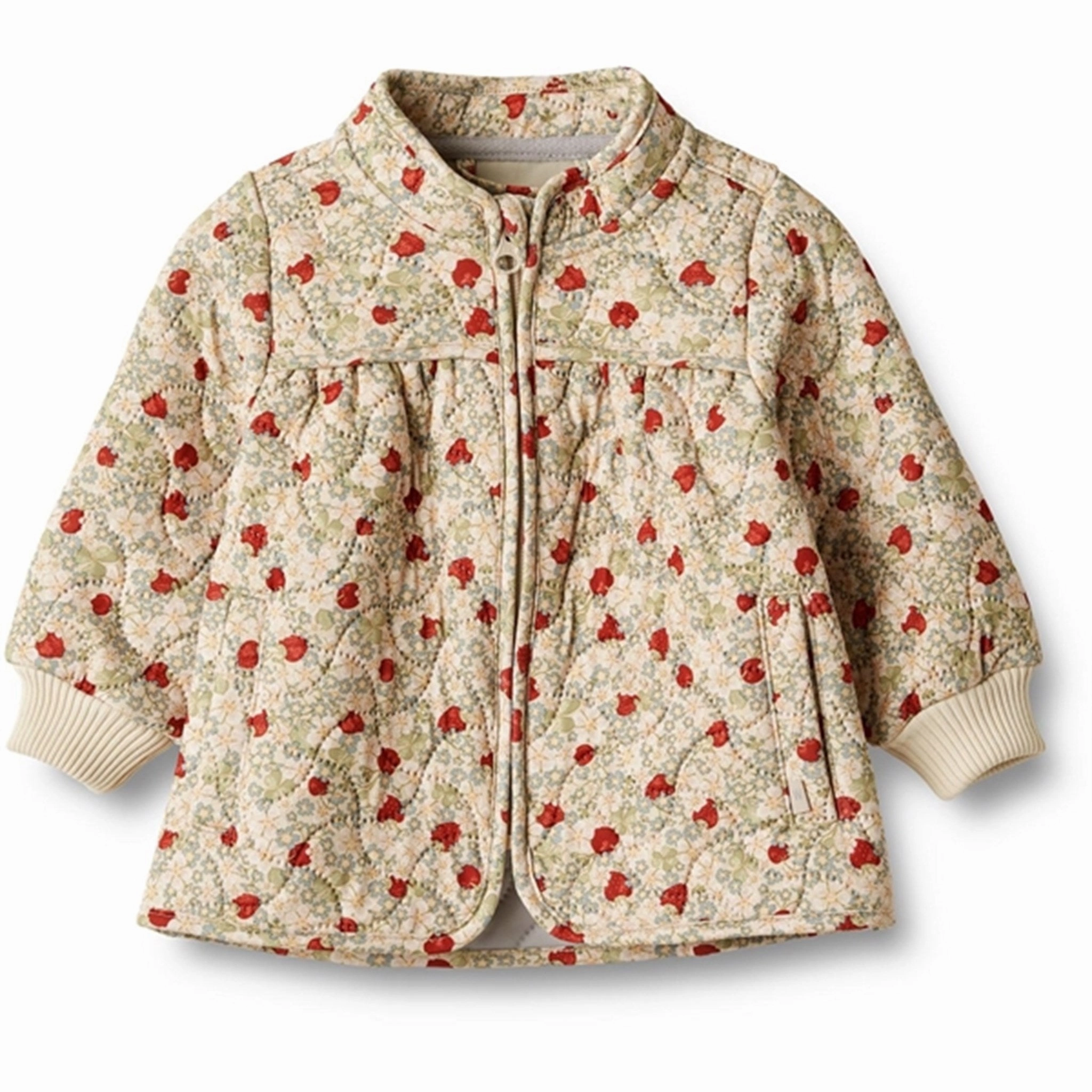 MultiPocket Configuration Anti Snag Fabric Wheat Thermo Strawberry Jacket Thilde