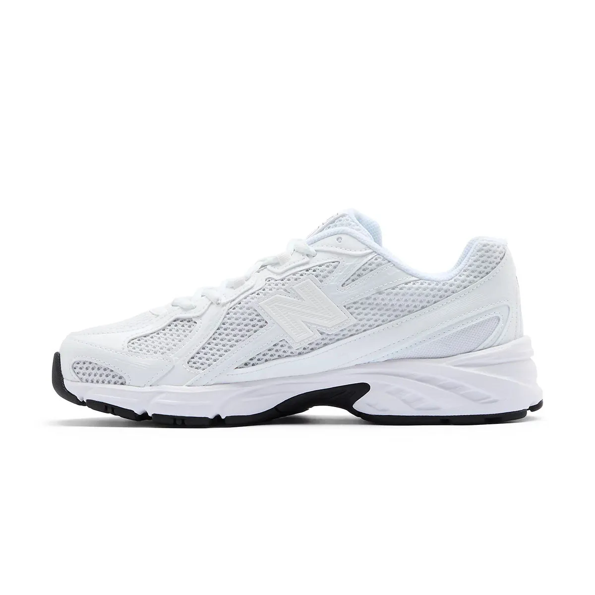 Elastic Lacing Sneaker Deals 740 'NB White Black'