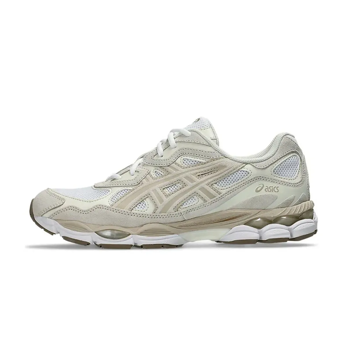 GEL-NYC 'White Feather Grey' Air Cushioned Heel