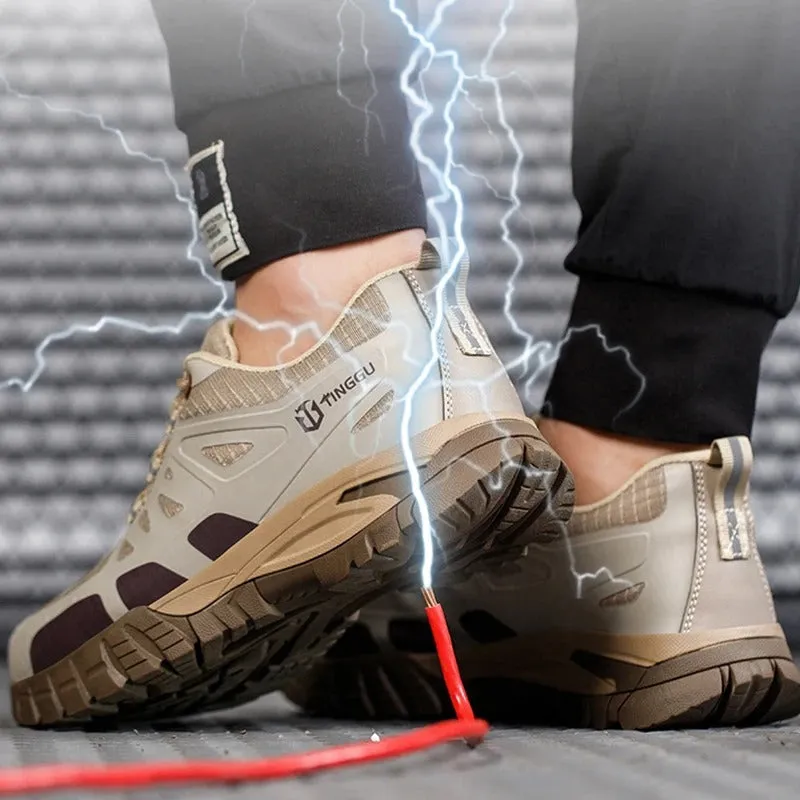 High quality safety shoes for men and women, composite toe, kevlar midsole, anti-static