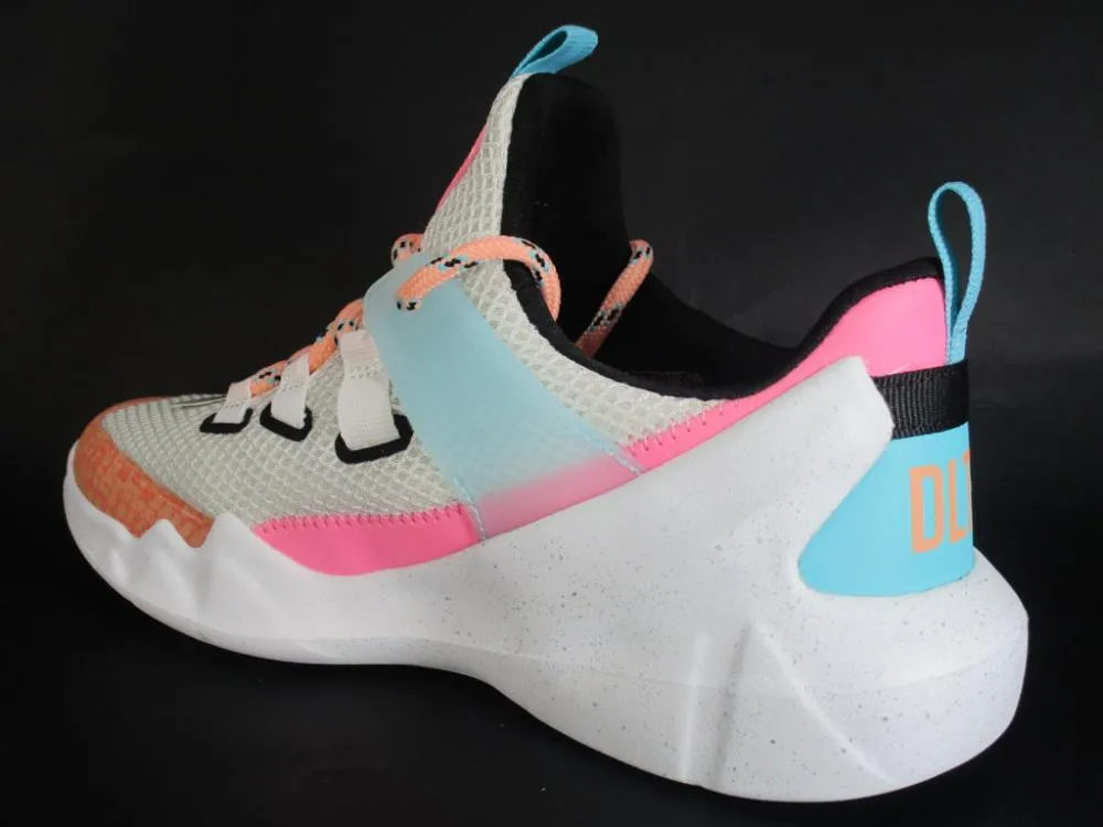 Skechers scarpa fitness da donna DLT-a True Summer 12944 WPKB bianco-rosa-grigio Energy return