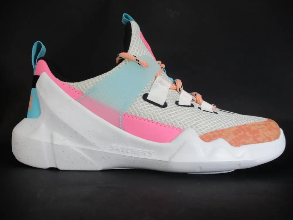 snowy Nike React Skechers scarpa fitness da donna DLT-a True Summer 12944 WPKB bianco-rosa-grigio
