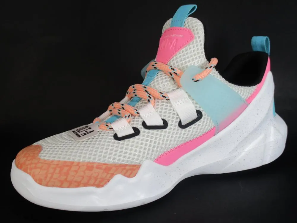 Track spikes alternative Skechers scarpa fitness da donna DLT-a True Summer 12944 WPKB bianco-rosa-grigio