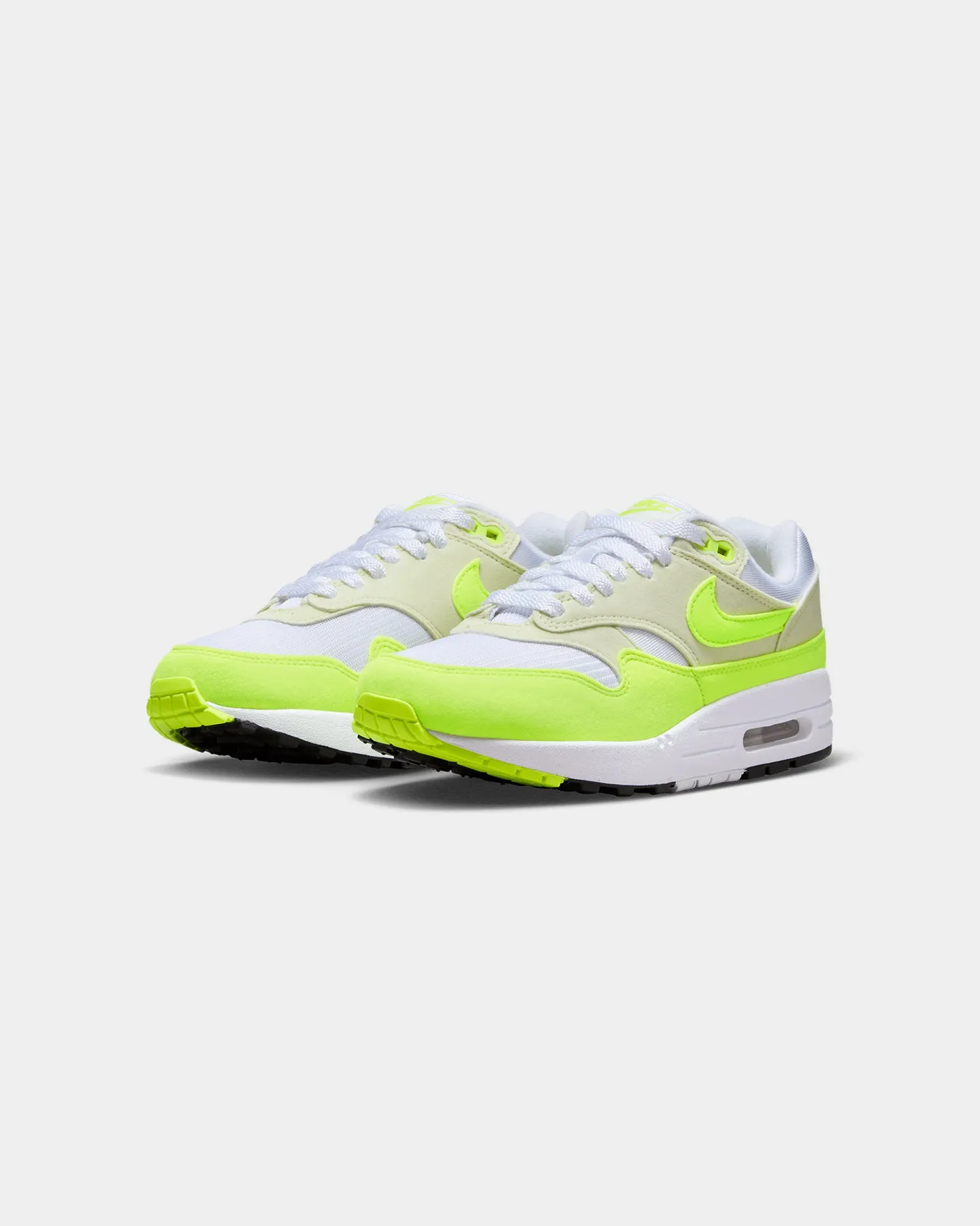 Nike Women's Air Max 1 '87 "Volt Suede" White/Volt-Sea endurance equipment