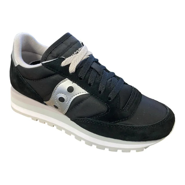 Saucony Jazz Triple S60530-15 Sneakers Donna Nero-Argento | Sportiamo Midfoot Support Cage