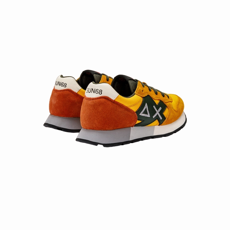 Cushioned Insole Torsional Support Frame Sun68 scarpa sneakers da ragazzo Jaki Solid Z43313T 23 giallo