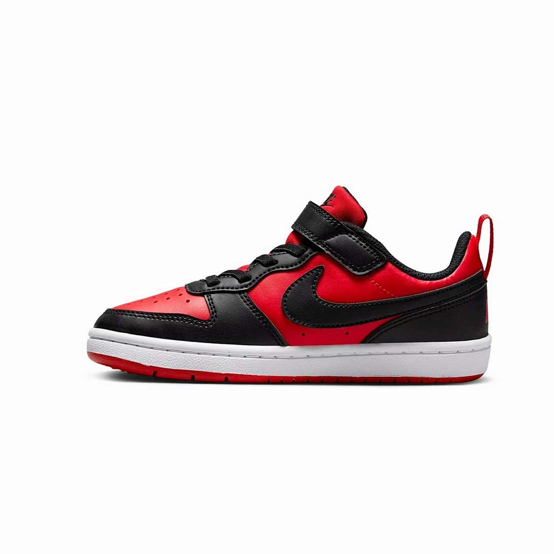 Nike - Kids' (Preschool) Court Borough Low Recraft Shoes (DV5457 600) Sporty Style Walk Ease