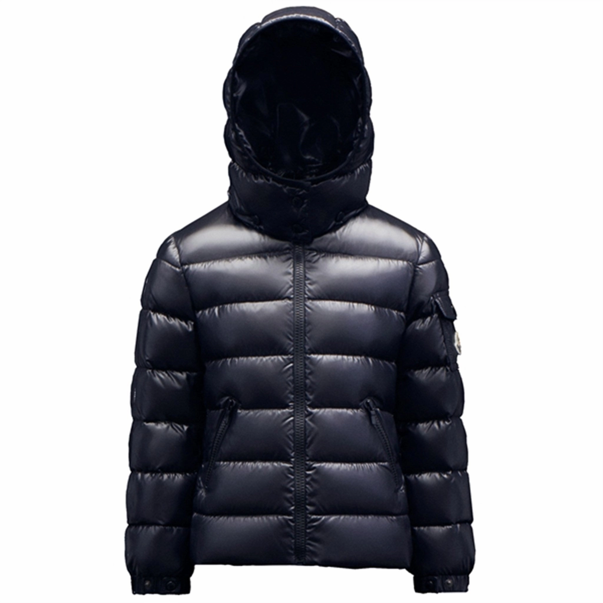 Moncler Bady Giubbotto Jacket Navy Stretch Panels
