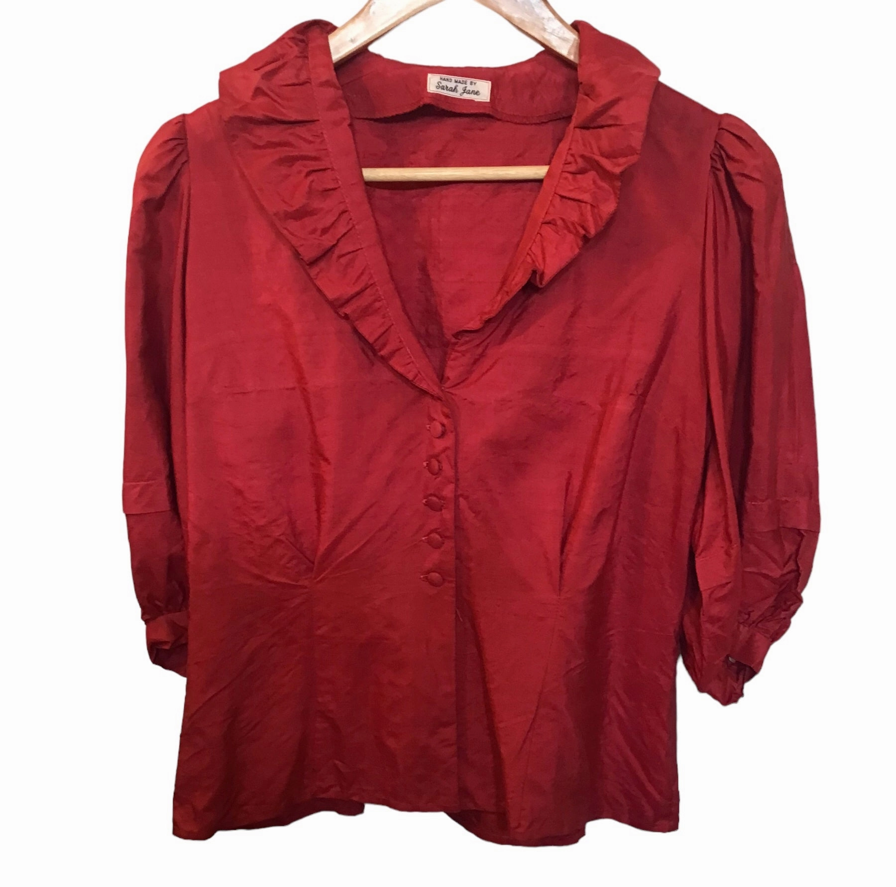 Hand Made by Sarah Jane women??s jacket (size L) birthday