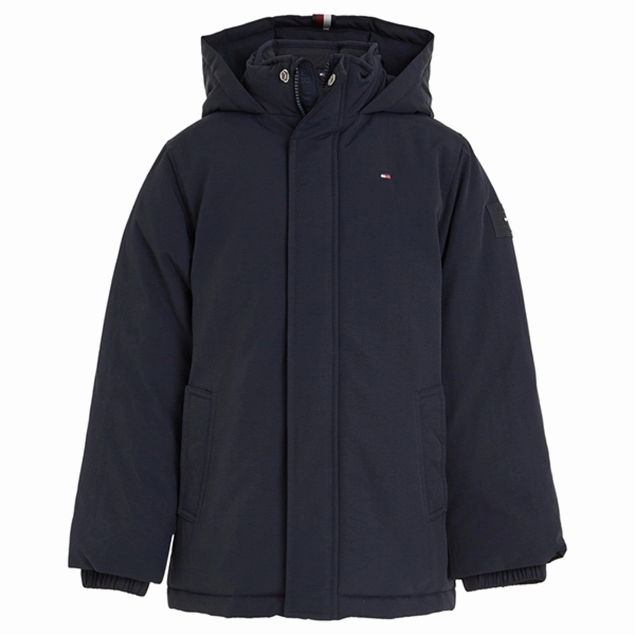Trendy Must Have Tommy Hilfiger Essential Parka Coat Desert Sky