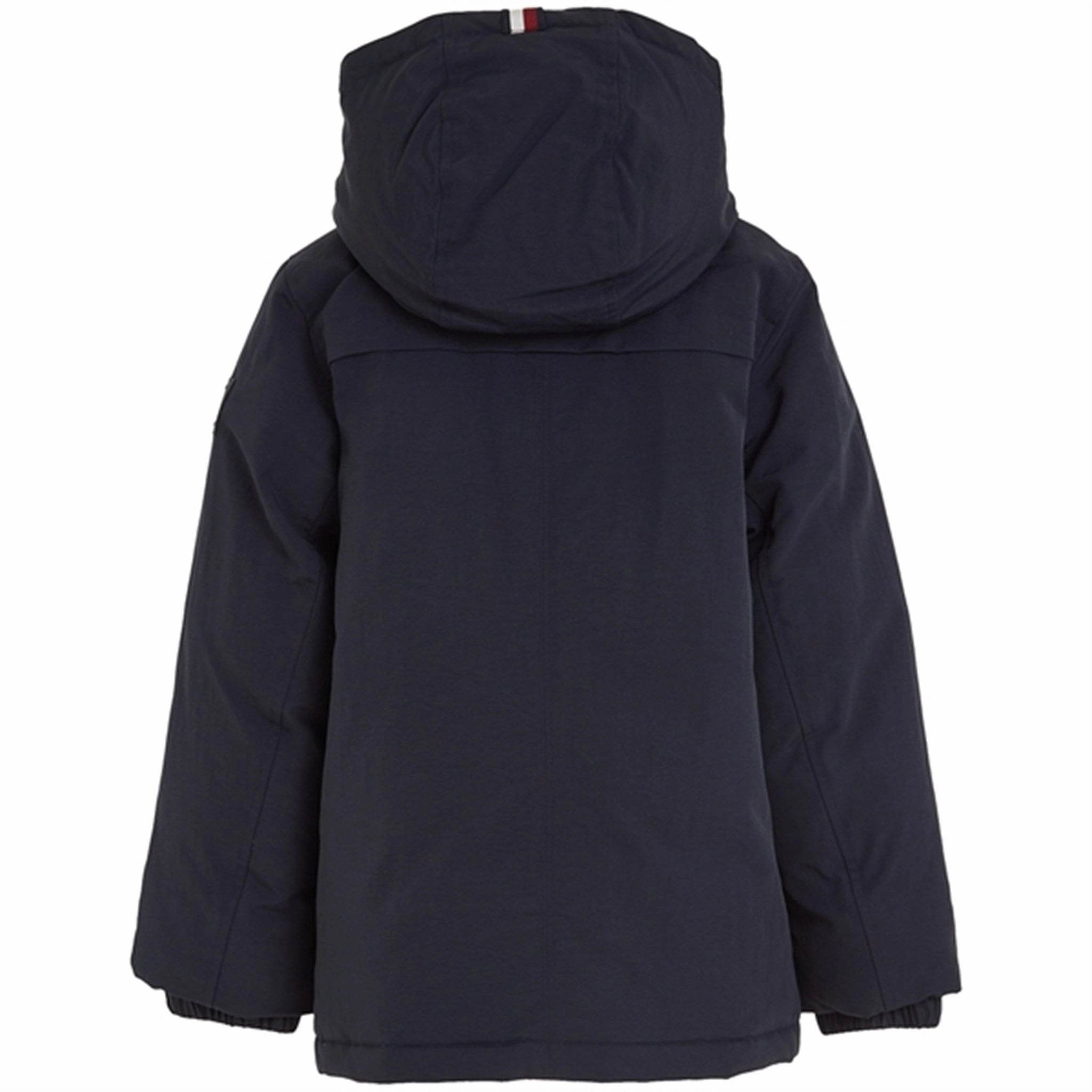 Tommy Hilfiger Essential Parka Coat Desert Sky Reflective accents Unisex Casual Fit