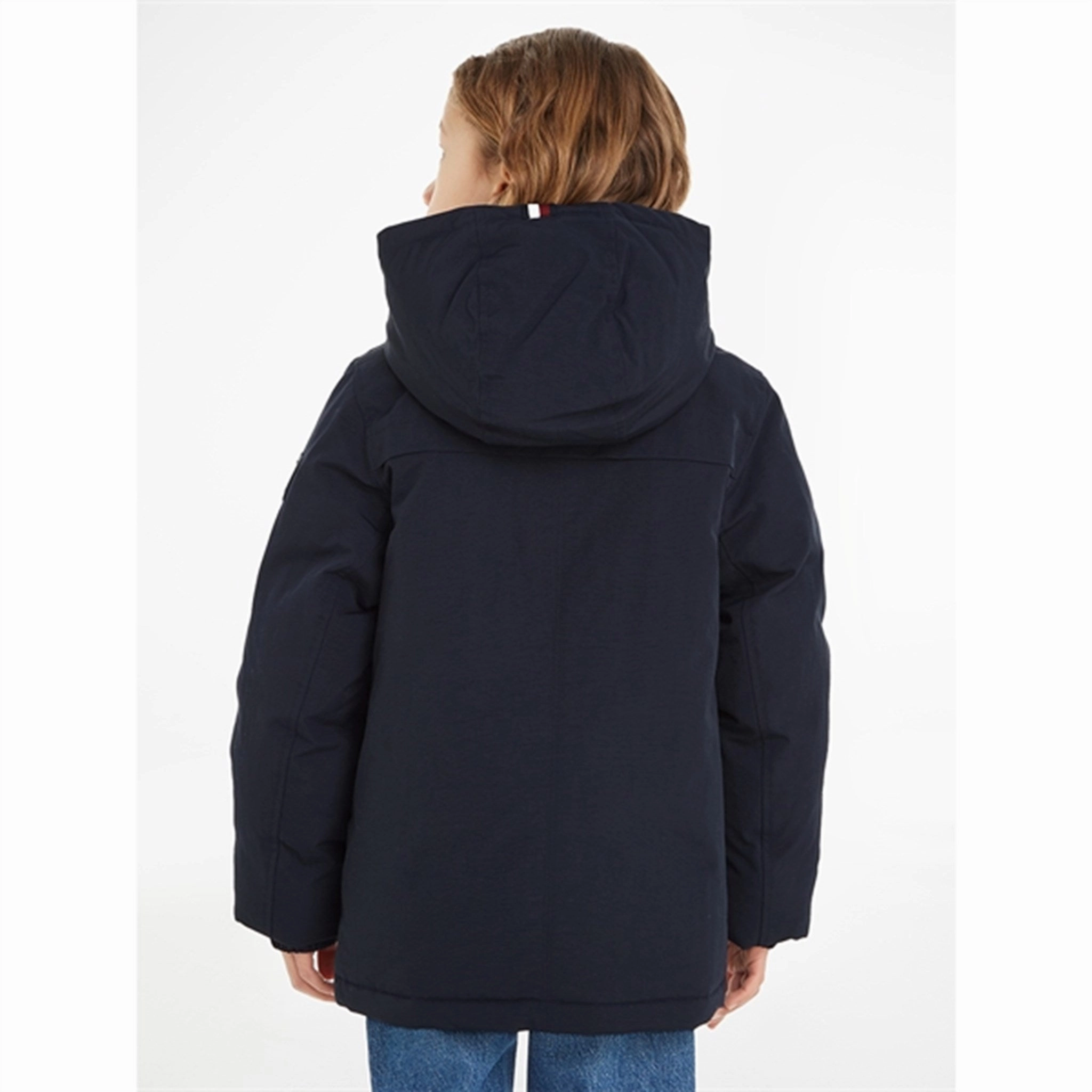 Durable Stitching WindproofDesign Tommy Hilfiger Essential Parka Coat Desert Sky