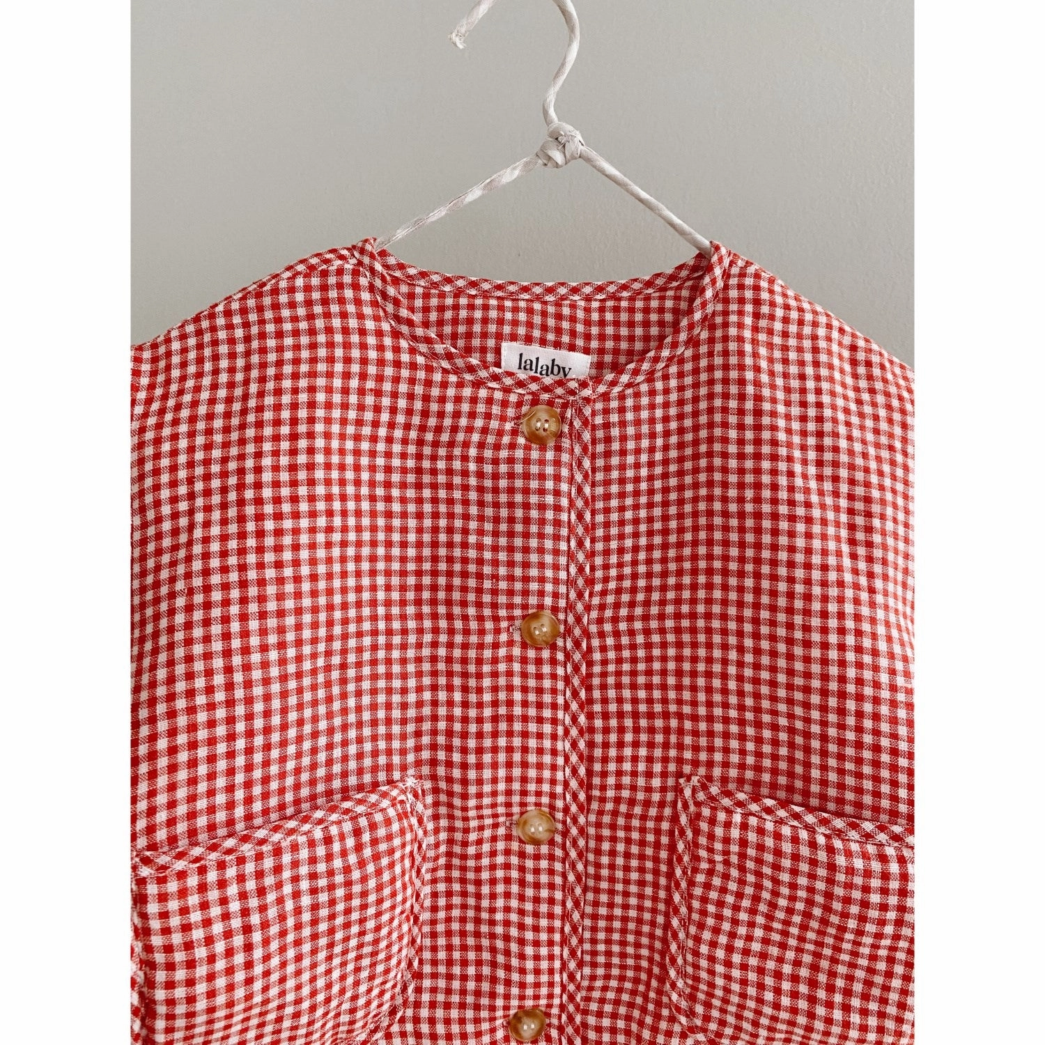 Friction Resistant Micro Perforated Panels Lalaby Cherry Check Frey Jacket