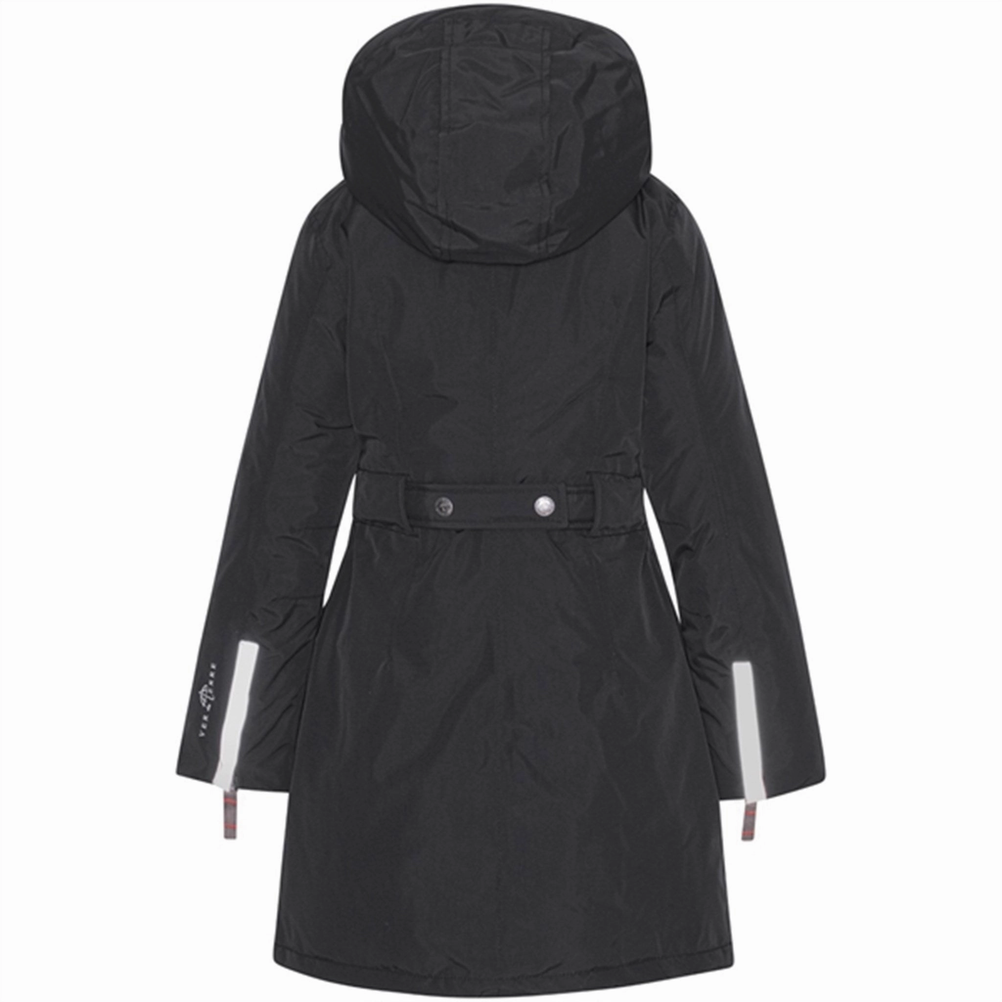 Easy Care Fabric Ver de Terre Arctic Girls Coat Black