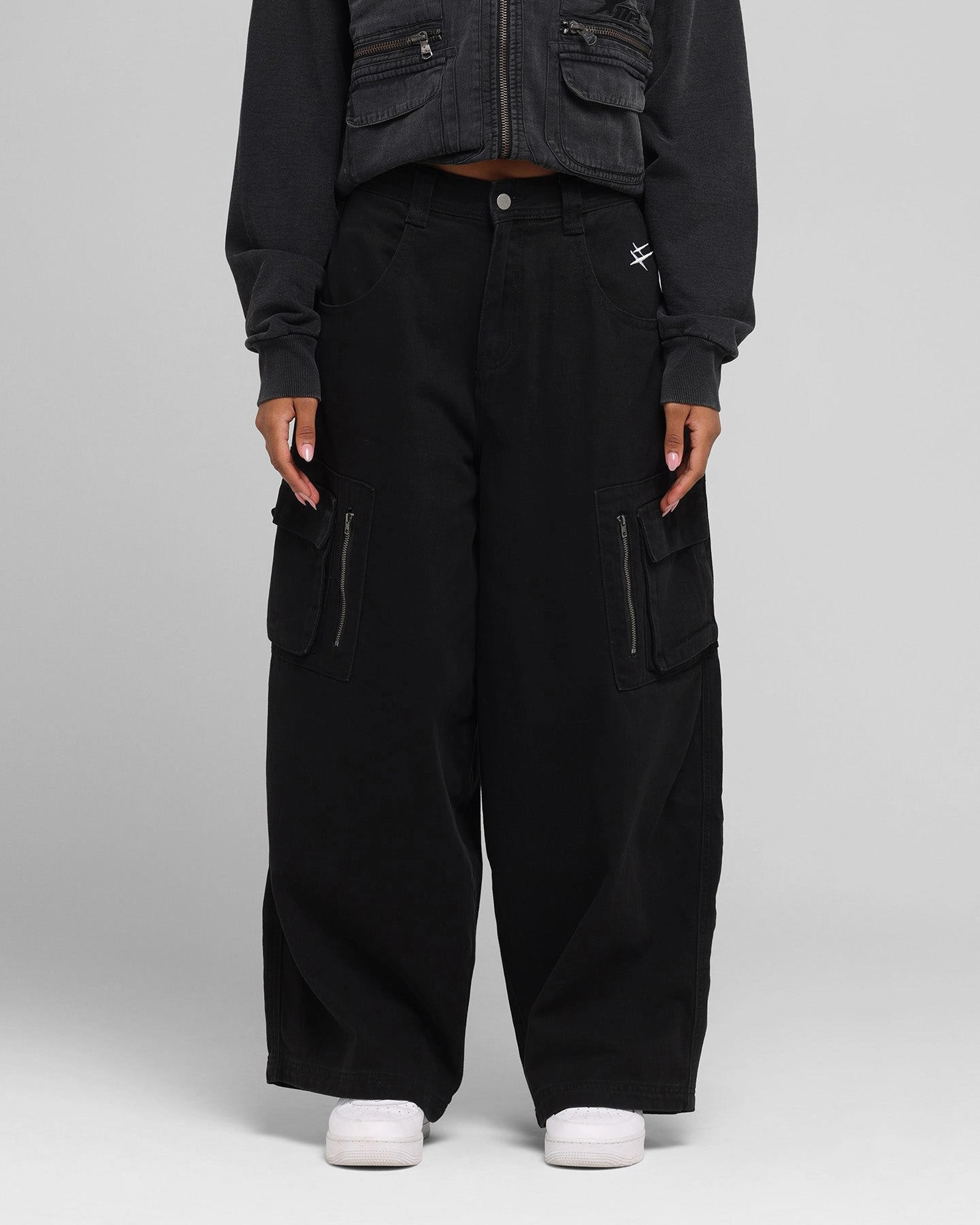SoftLining Loiter Combat Cargo Pants Washed Black