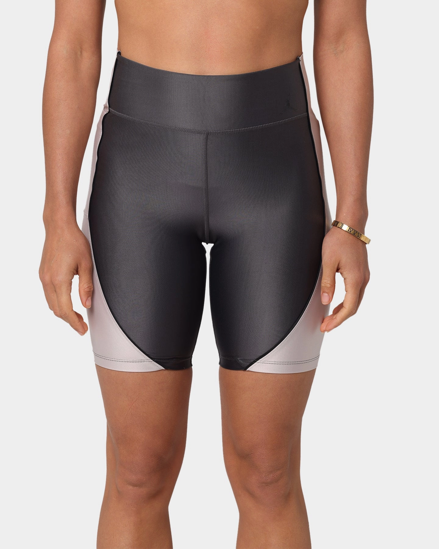 Jordan Women's Essential Bike Shorts Thunder Grey/Moon Particle Form Fitting Seamless Comfort
