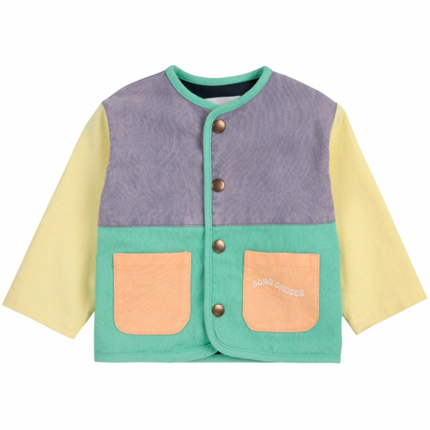 Travel Comfort Flexible Comfort Bobo Choses Multicolor Color Block Woven Jacket