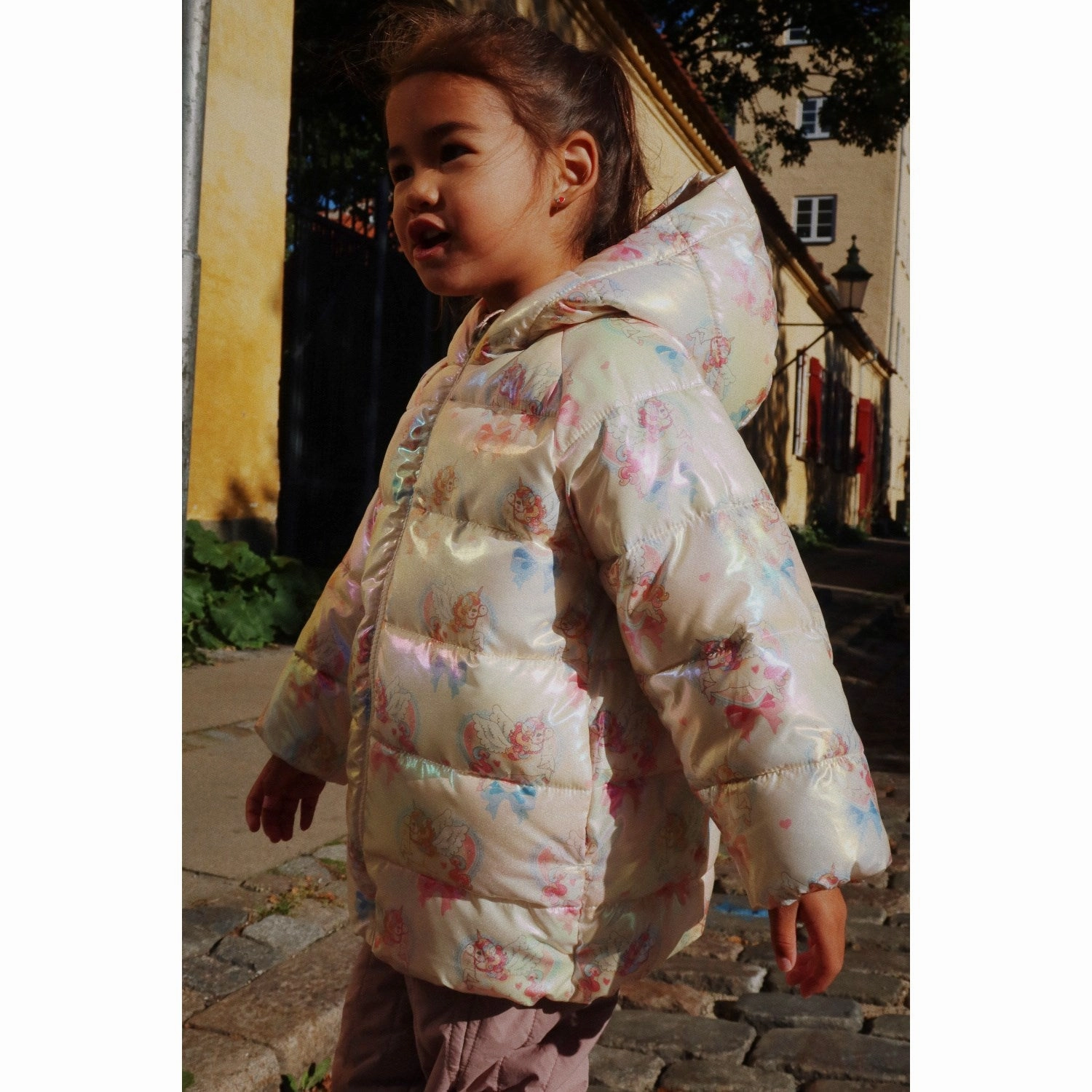 Glossy Finish Reinforced Elbows Konges Sl?jd Twinkle Sprinkle Kath Jacket Grs