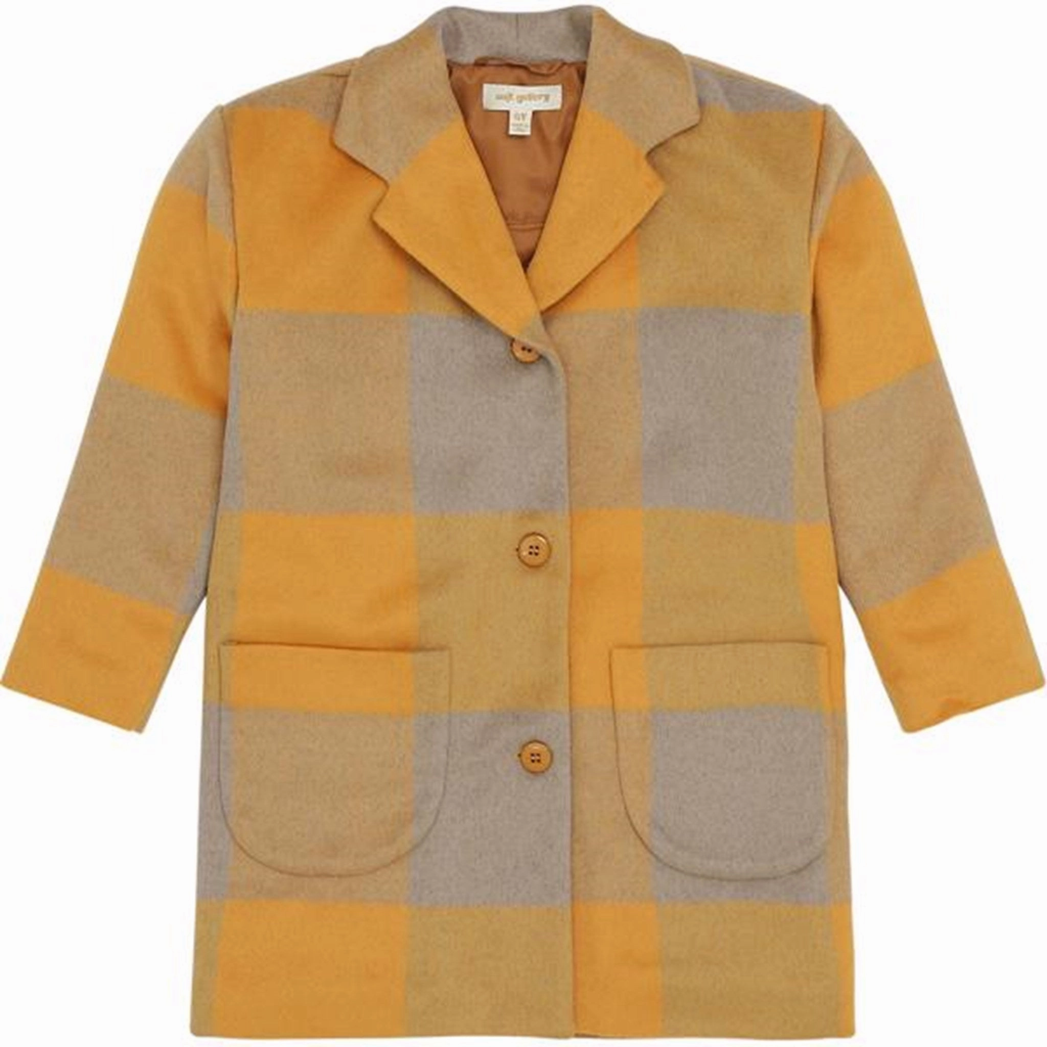 Polished Look Soft Gallery Golden Check Eveleen Jacket