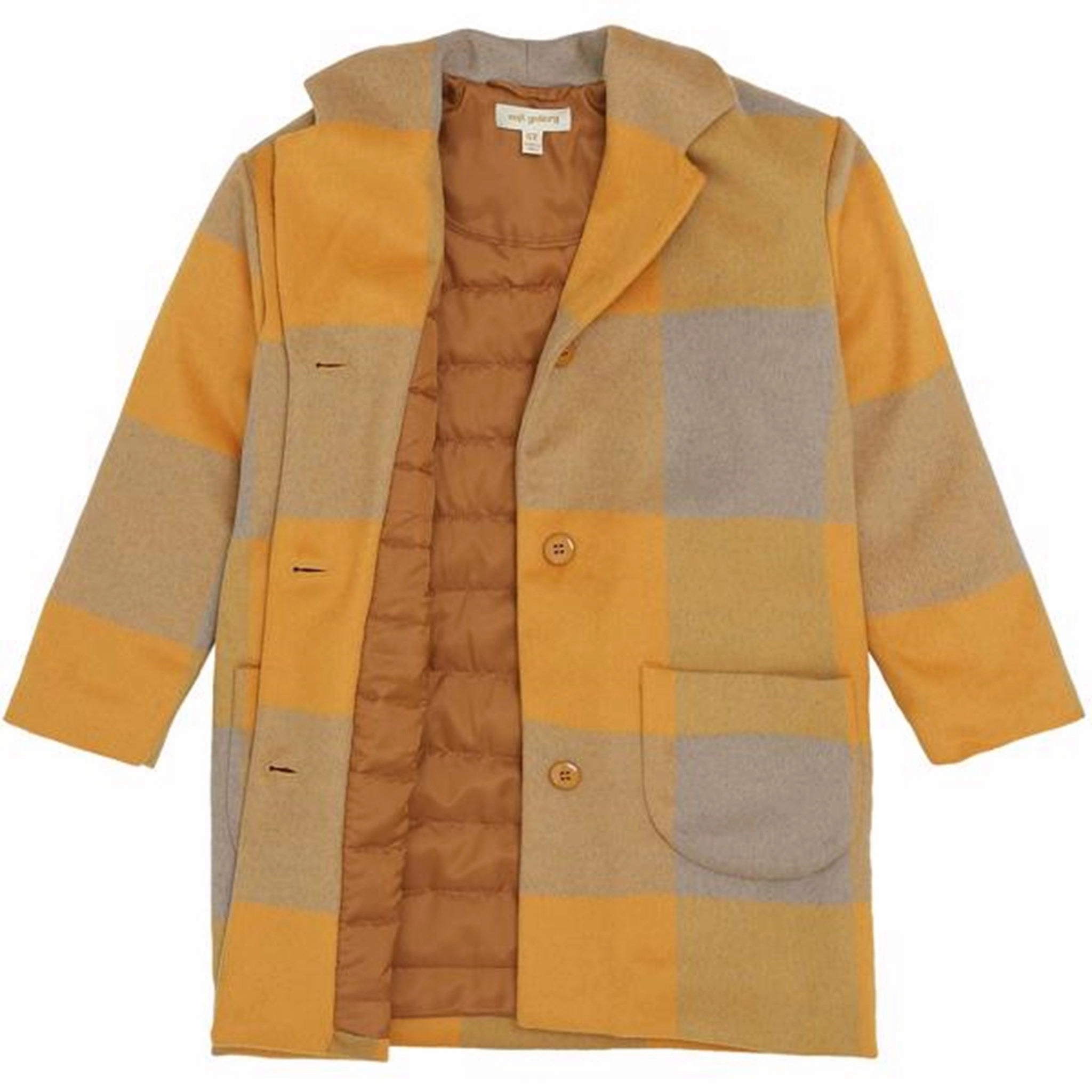snag resistant Heat Trapping Layer Soft Gallery Golden Check Eveleen Jacket
