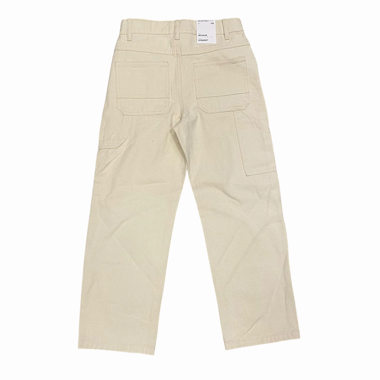 name it pantalone junior in cotone con vestibilit?? regolare Mryan 13220713 ecru Urban Utility