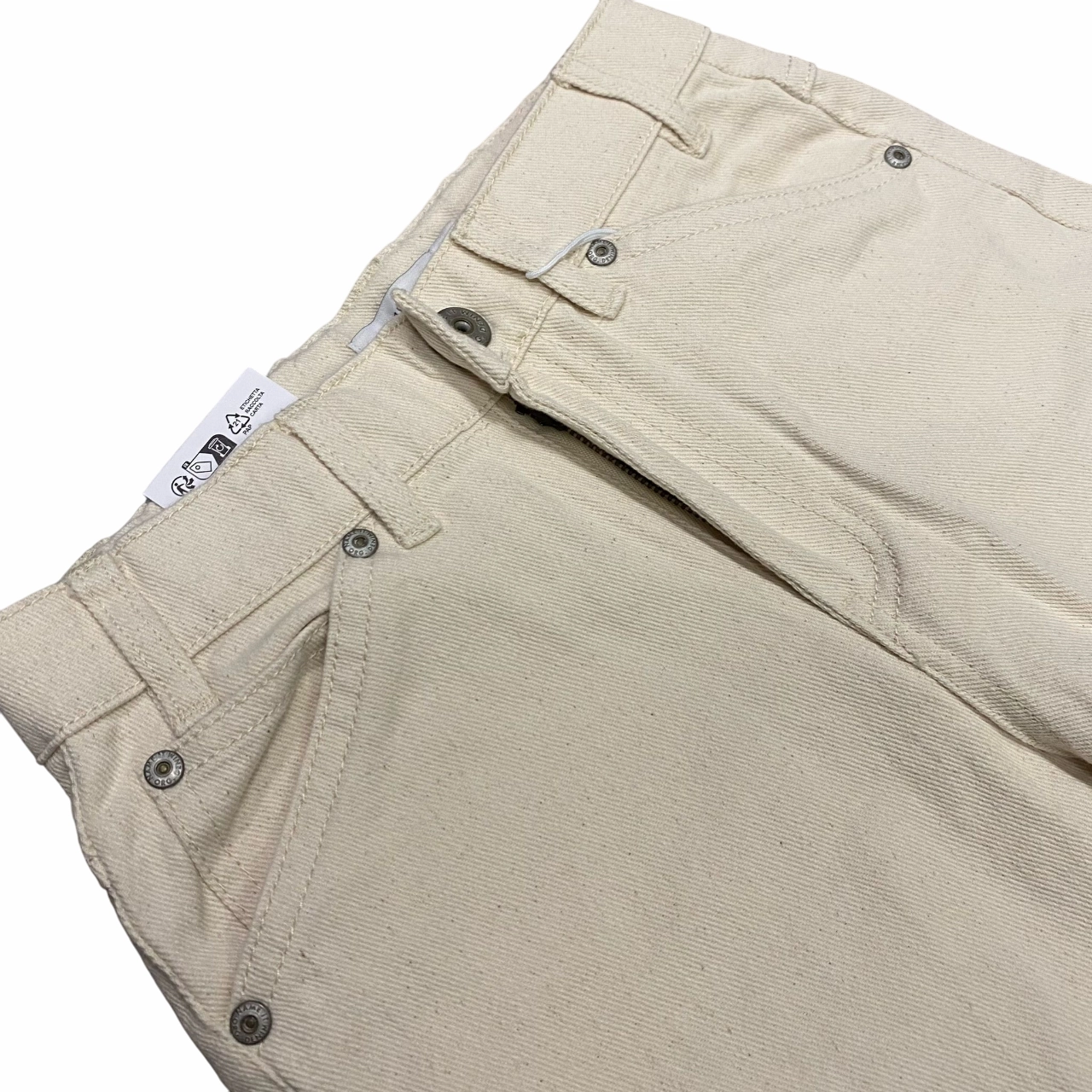 name it pantalone junior in cotone con vestibilit?? regolare Mryan 13220713 ecru Sleek and Soft Comfortable Cut