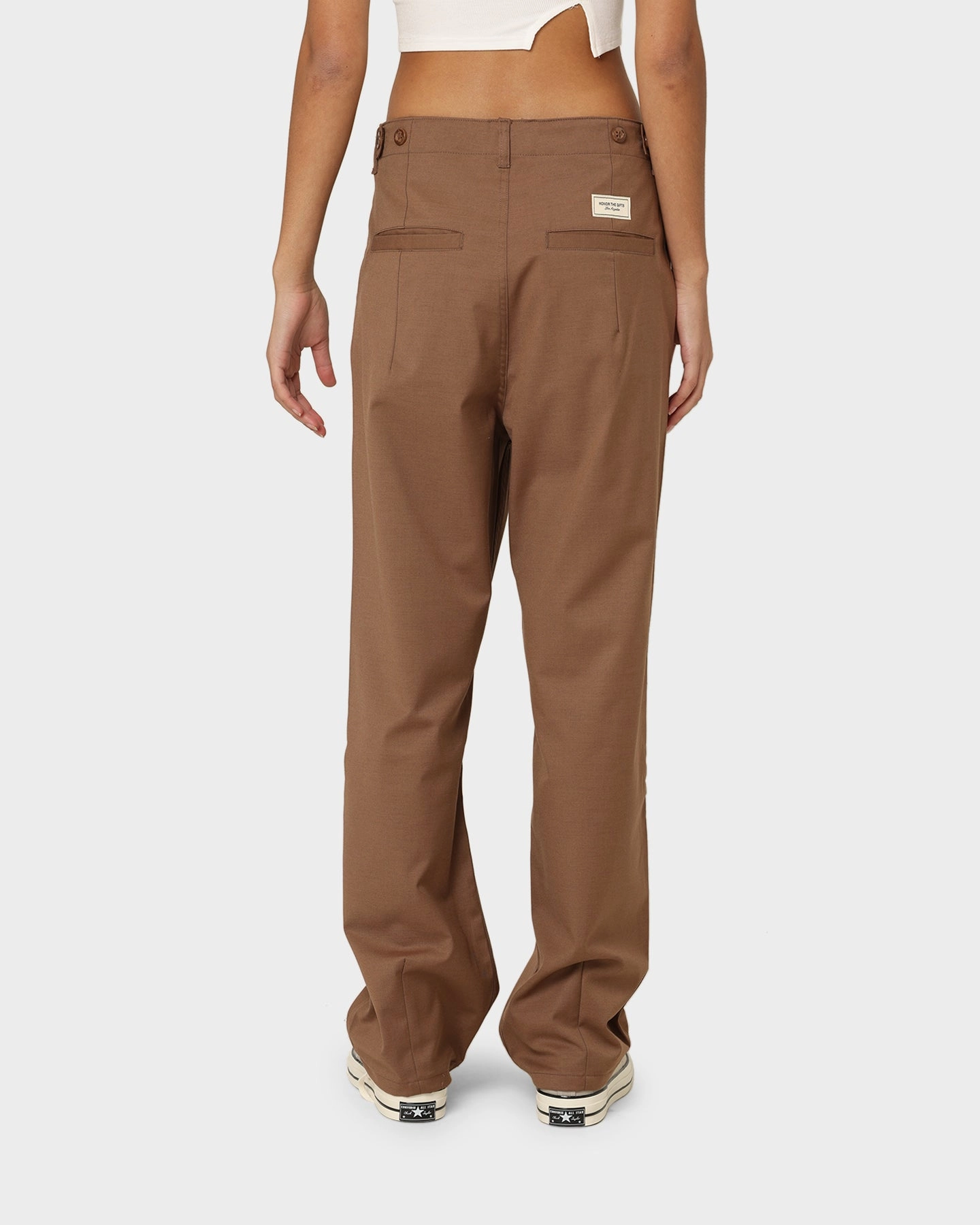 Honor The Gift Inglewood Trouser Pants Hickory Soft and Light Trendy Appeal