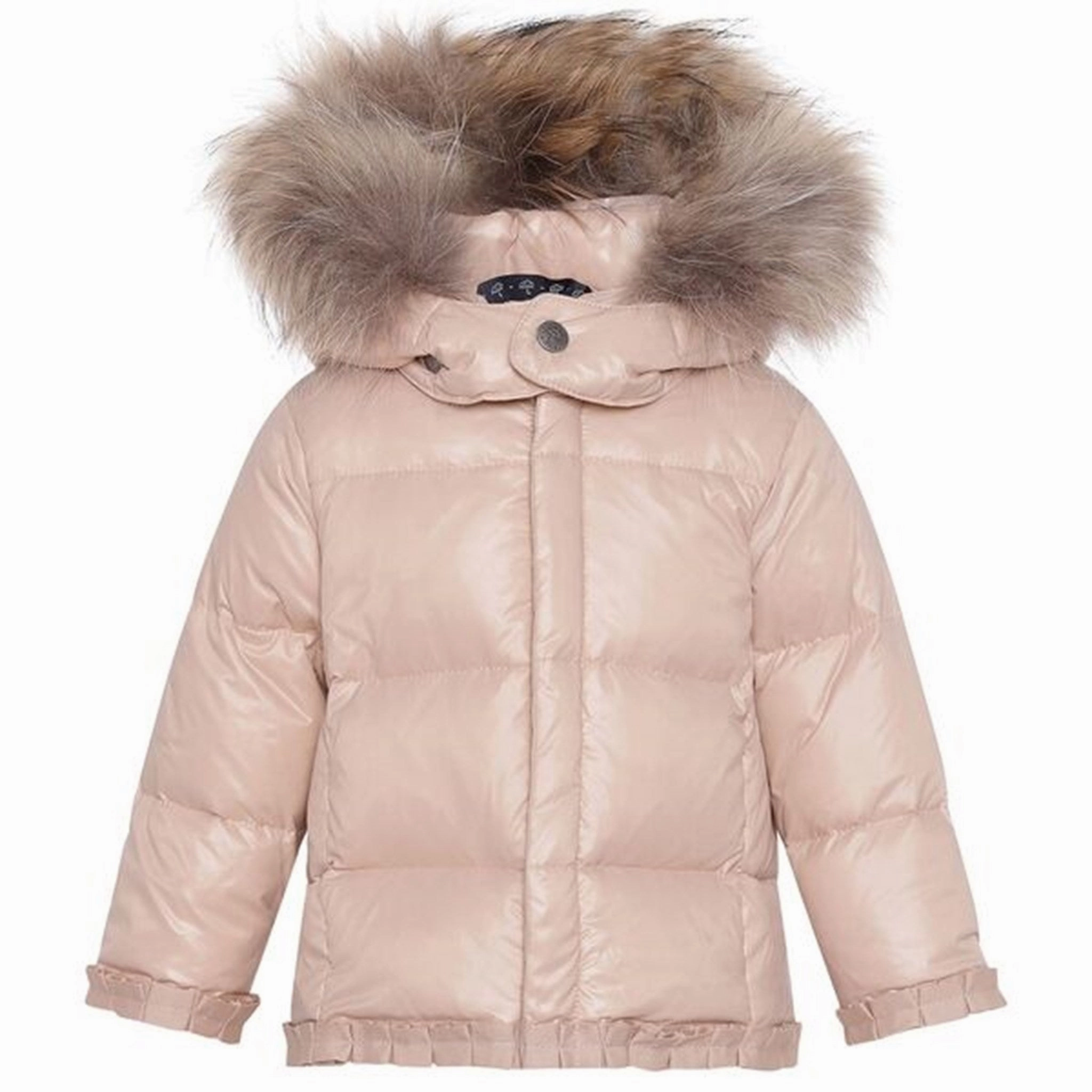 Ver de Terre Featherlight Baby Dunfrakke m. Pels Mahogany Rose WaterRepellentExterior