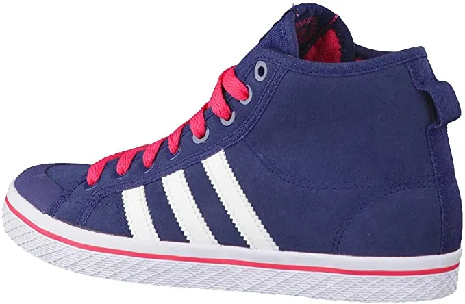 medial - support shoes Multi Compound Outsole Adidas Originals scarpa sneakers alta alla caviglia da donna Honey Stripes Mid W Q34210 bluviola