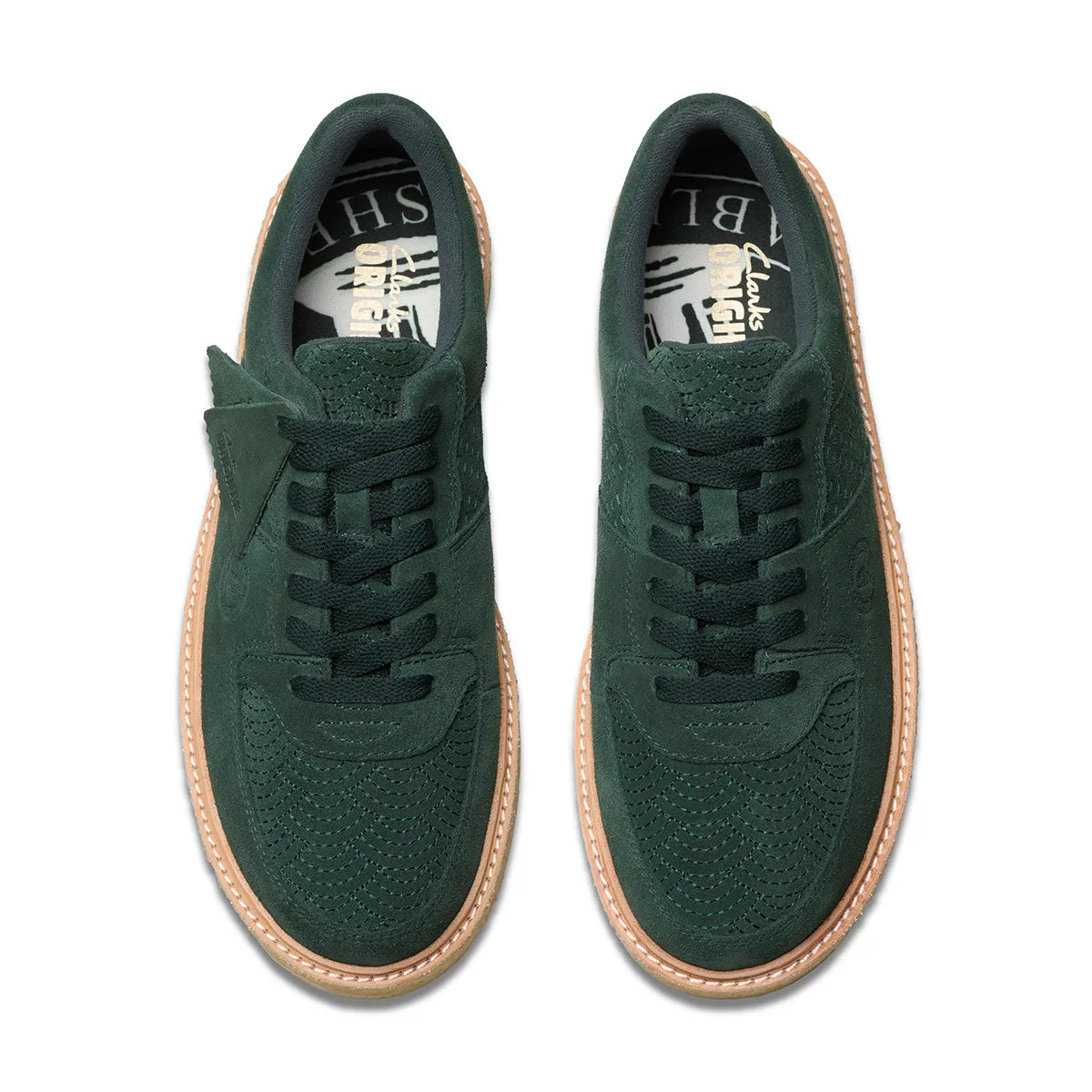   Ronnie Fieg Sandford 'Dark Green Sashiko' Comfortable Heel Soft Walk