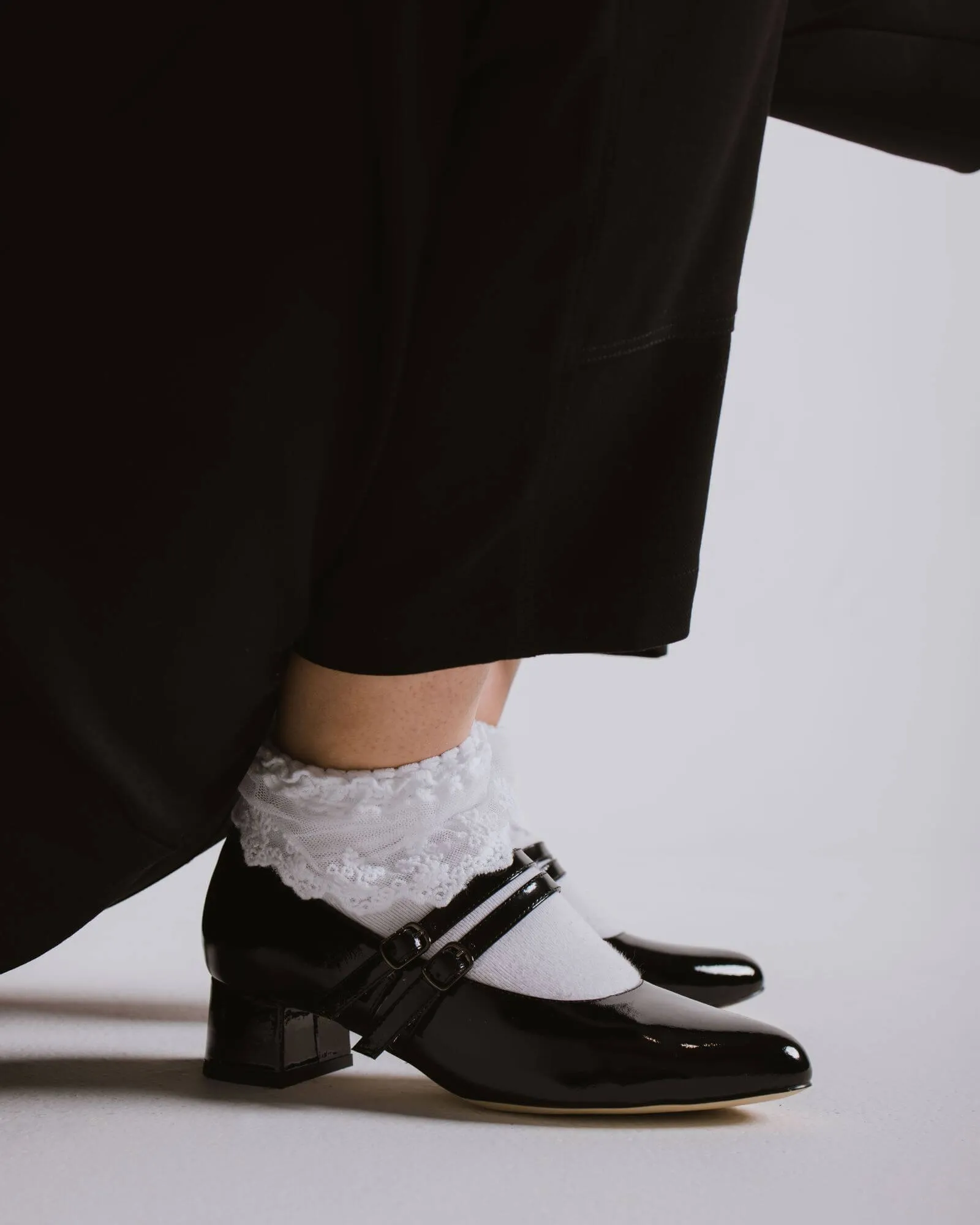 HOPE MARYJANE HEELS BLACK PATENT LEATHER