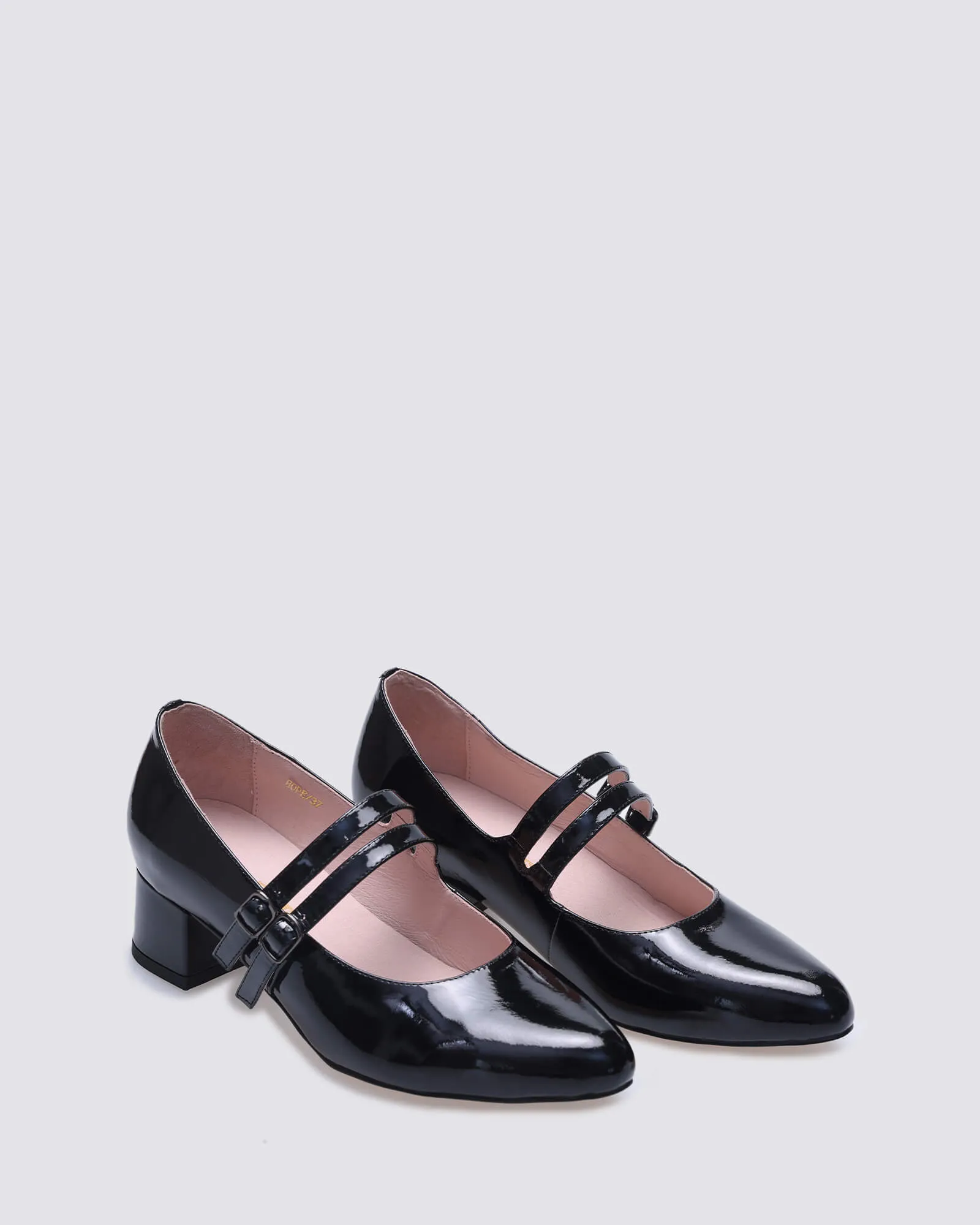HOPE MARYJANE HEELS BLACK PATENT LEATHER