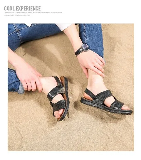 Hot Sale Summer Waterproof Non-Slip Sandals Men's Soft Bottom Wear-Resistant Slippers Dual-Purpose Breathable Sandals Men
