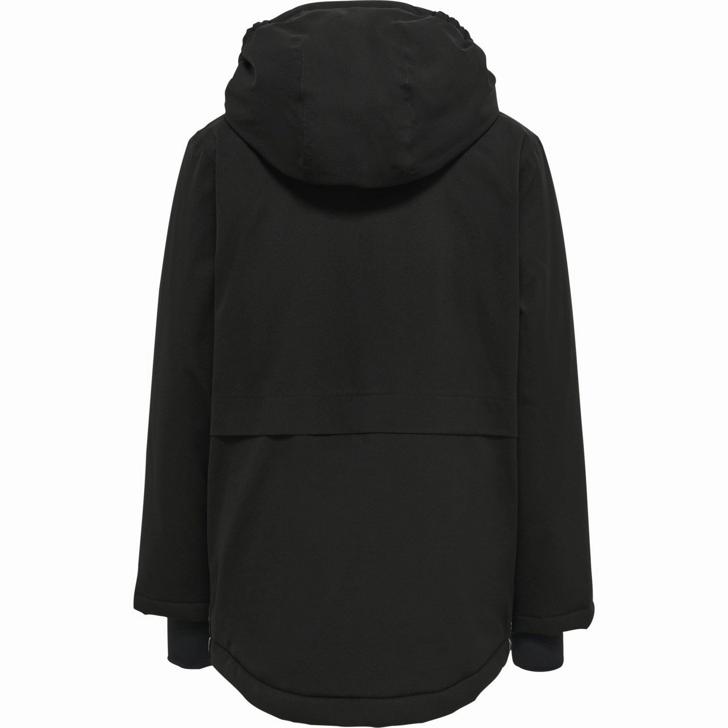 Hummel Black Urban Tex Jacket Flat Lock Stitching Designer Inspired