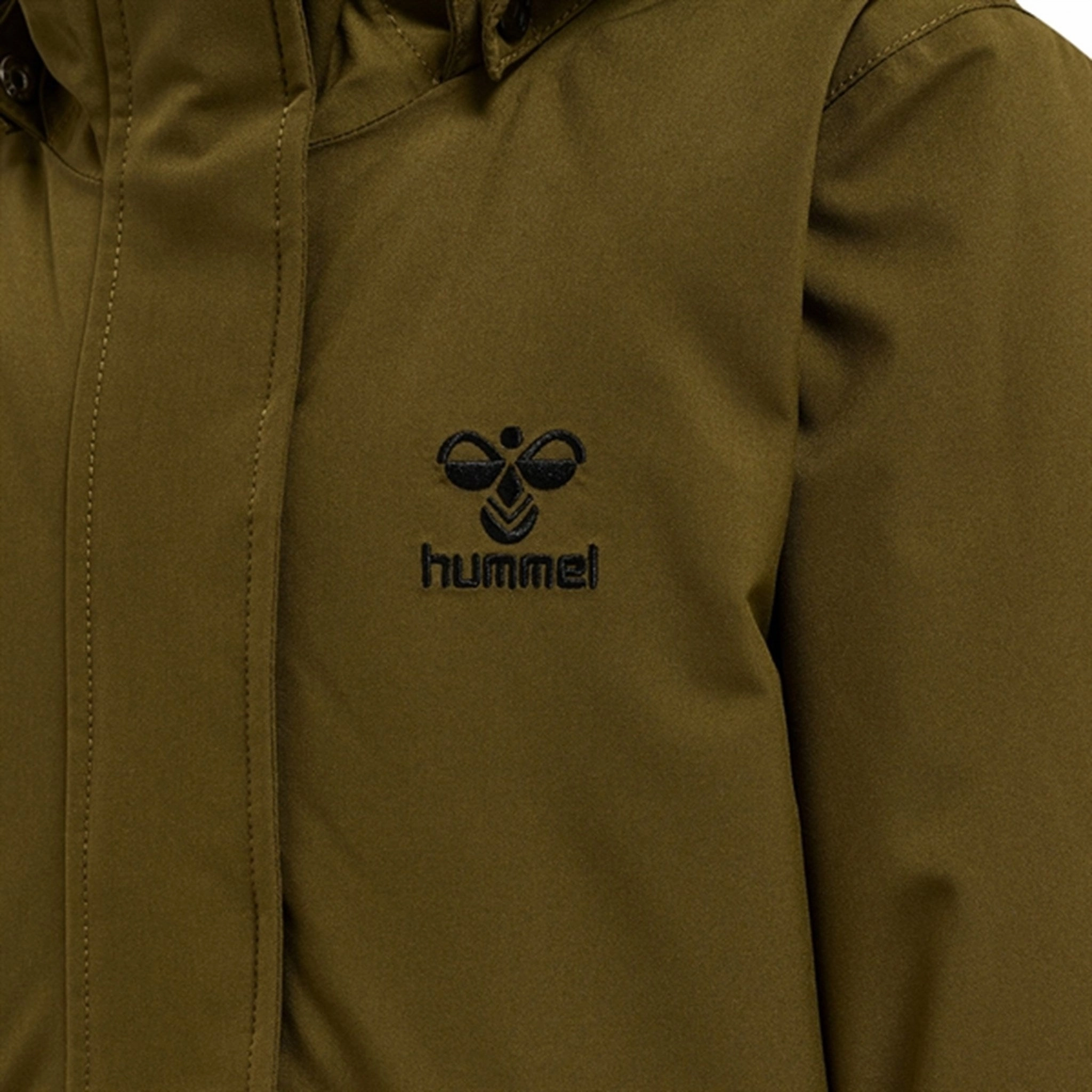 Four Way Stretch Flexible Layer Fit Hummel Dark Olive Urban Tex Winter Jacket