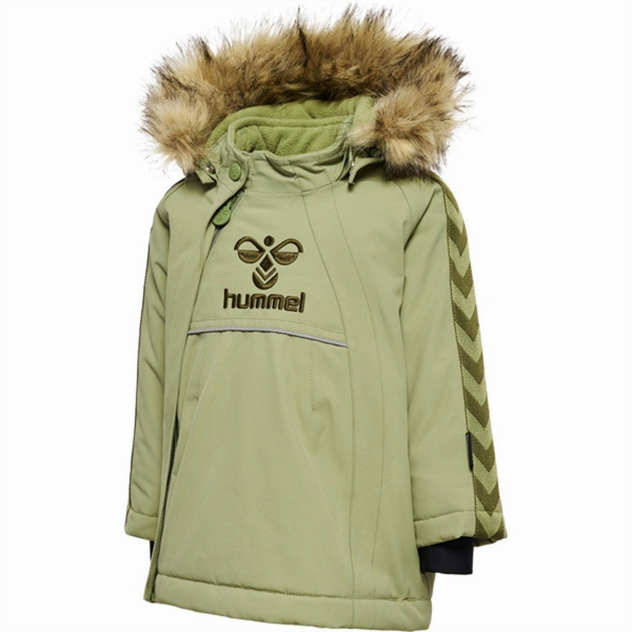 Hummel Jacket Jessie Tex Oil Green Minimal Aesthetic Comfort Stretch Fabric