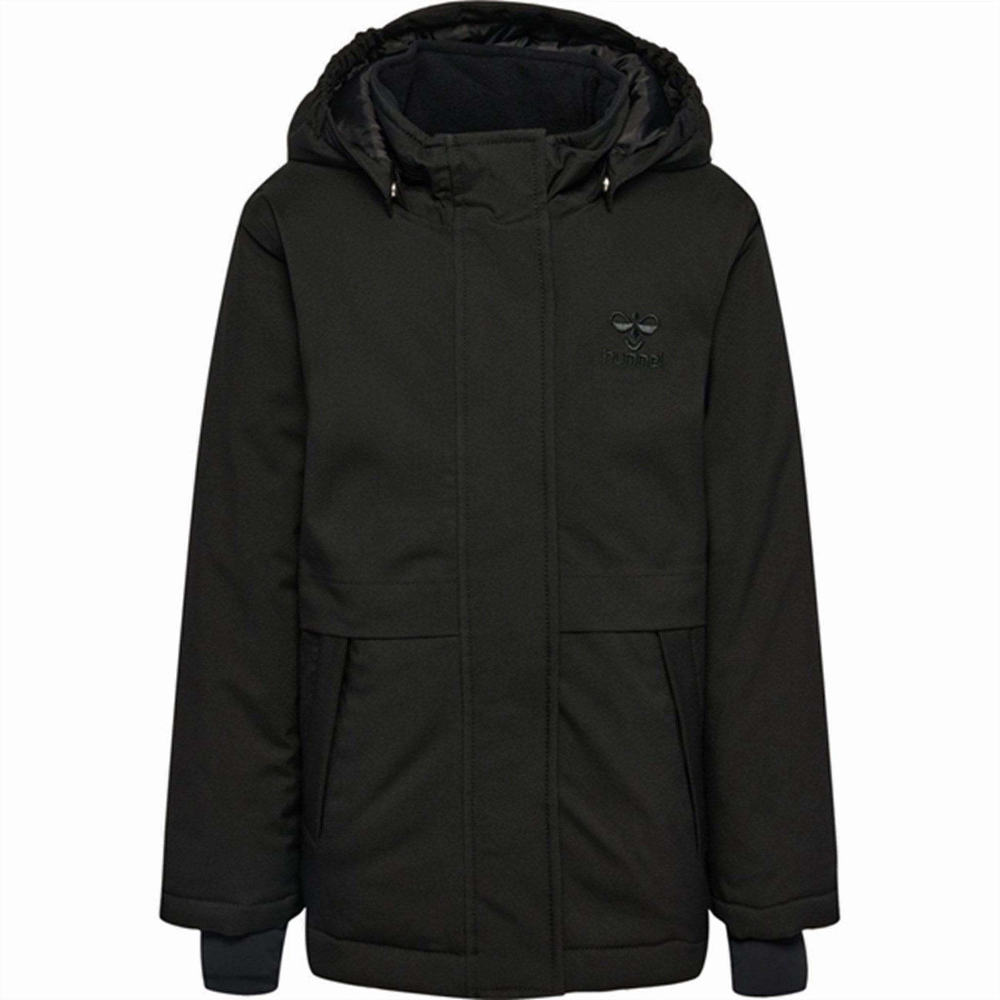 Wind Resistant Fabric Poly Blend Hummel Jacket Logan Tex Black
