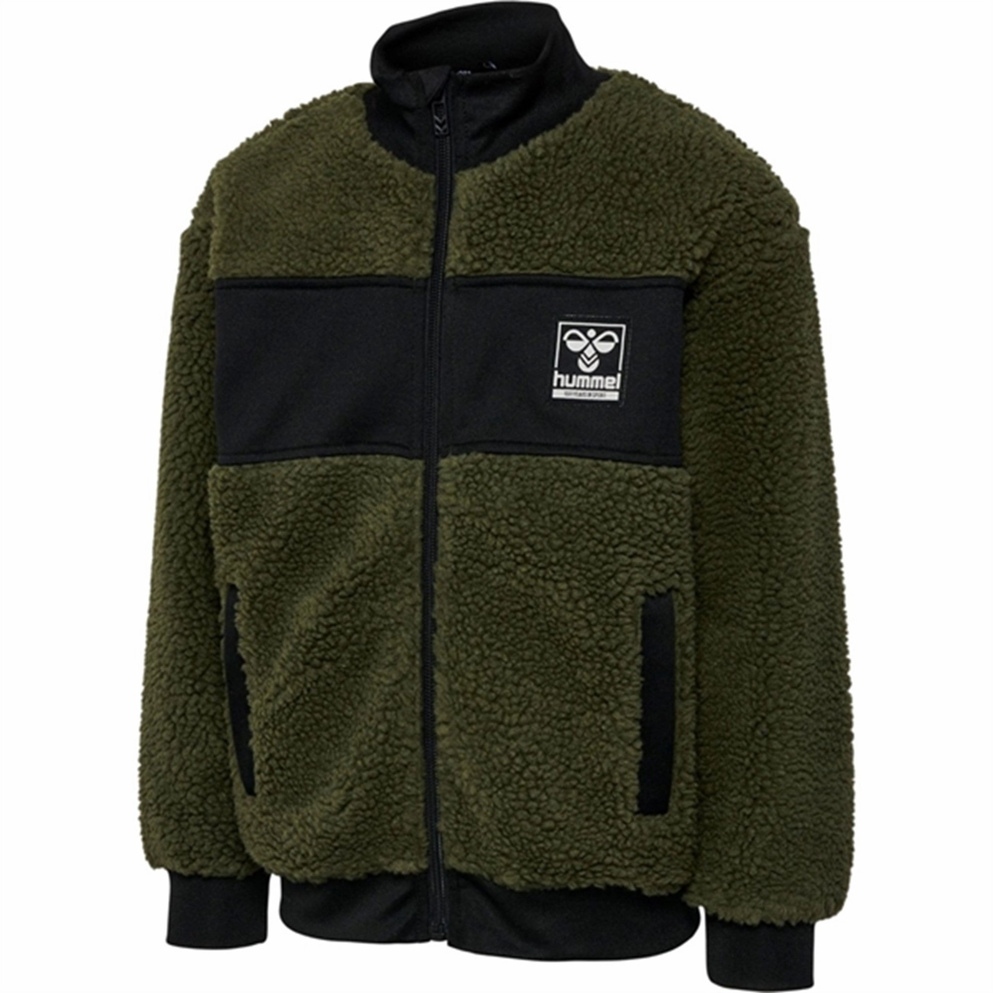 Hummel Olive Night Evan Zip Jacket Light Diffusing Fabric