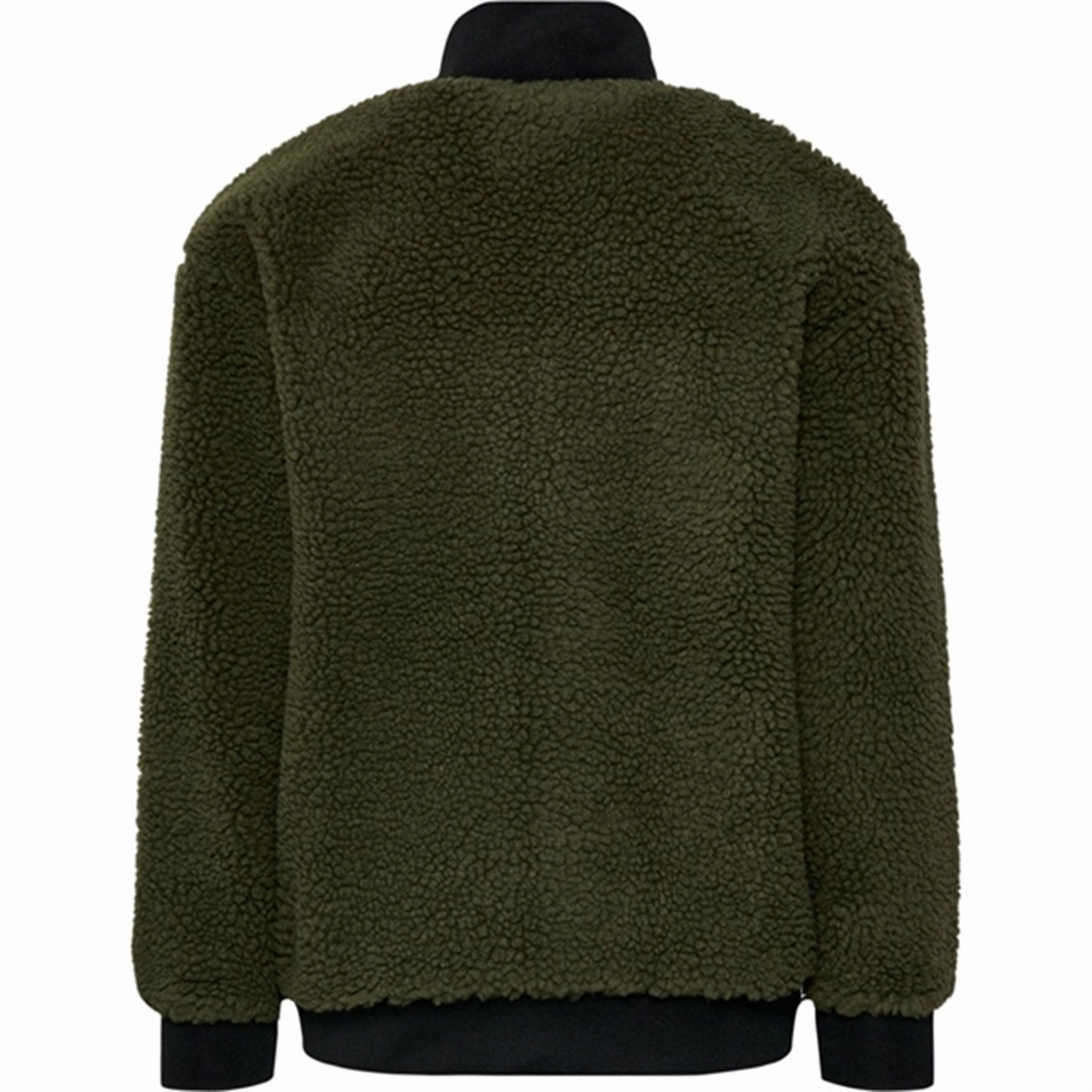 Hummel Olive Night Evan Zip Jacket Reinforced Elbow Padding NoiseReduciting Fabric