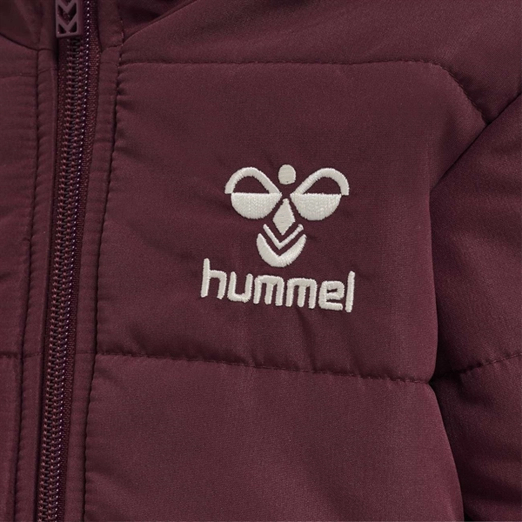 Primaloft Insulation Notch Lapel Hummel Vibe Winter Jacket Windsor Wine