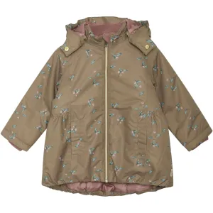 Hust & Claire Chinchilla Obina Jacket Adjustable Drawstring Waist