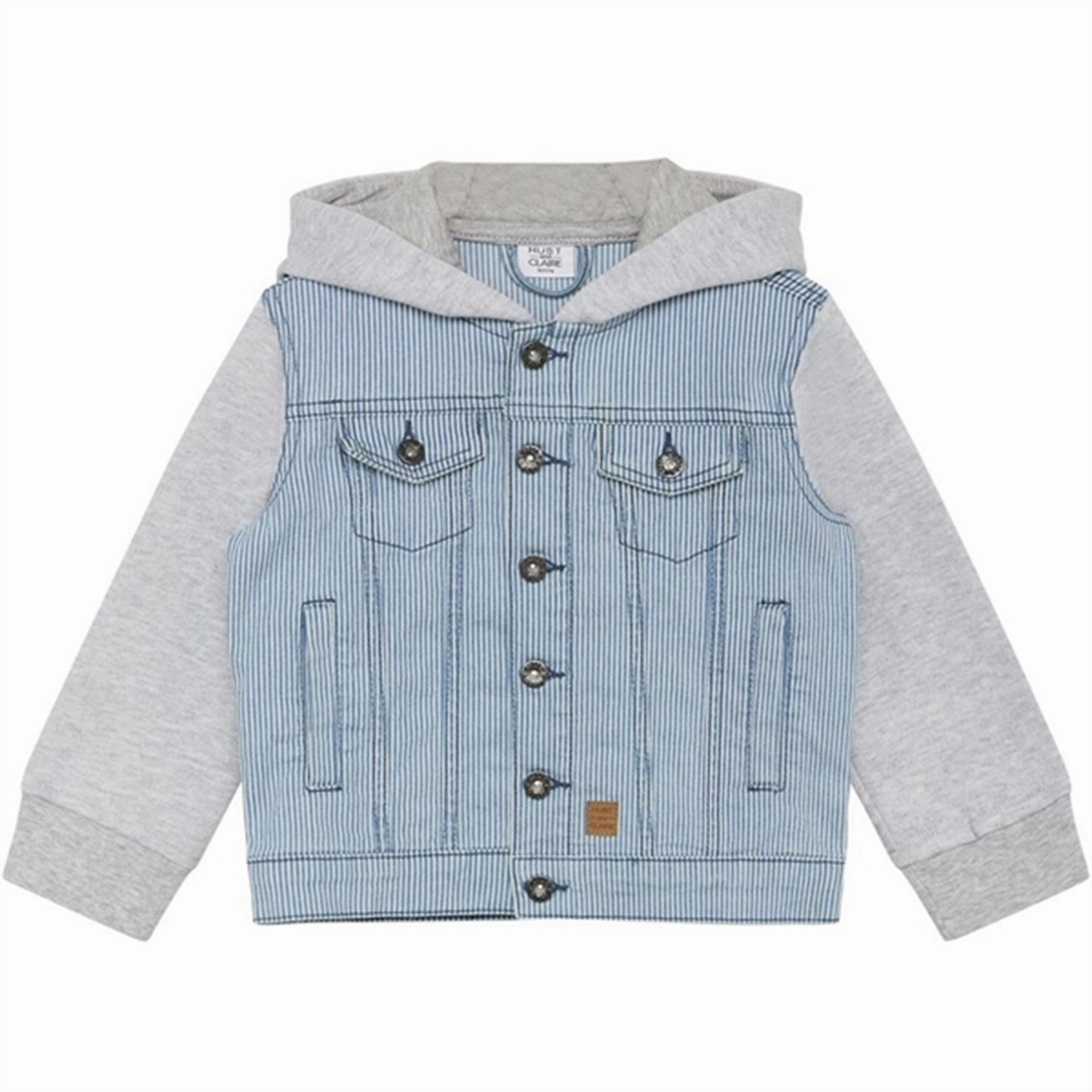 Hust & Claire Mini Stripes Evans Jacket Tear Resistant Panels Non Bulky Insulation